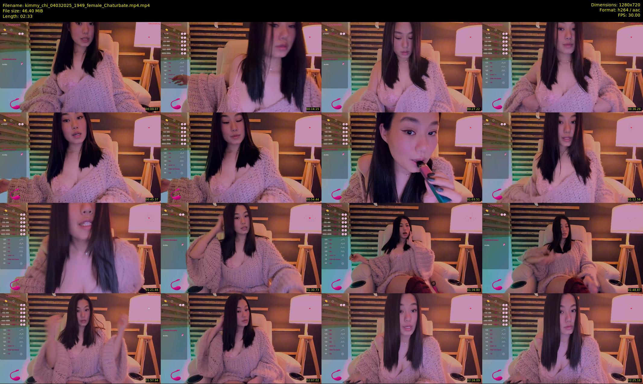 kimmy_chi — 3 minute Chaturbate female cam show recording, 720p, Mar 4, 2025