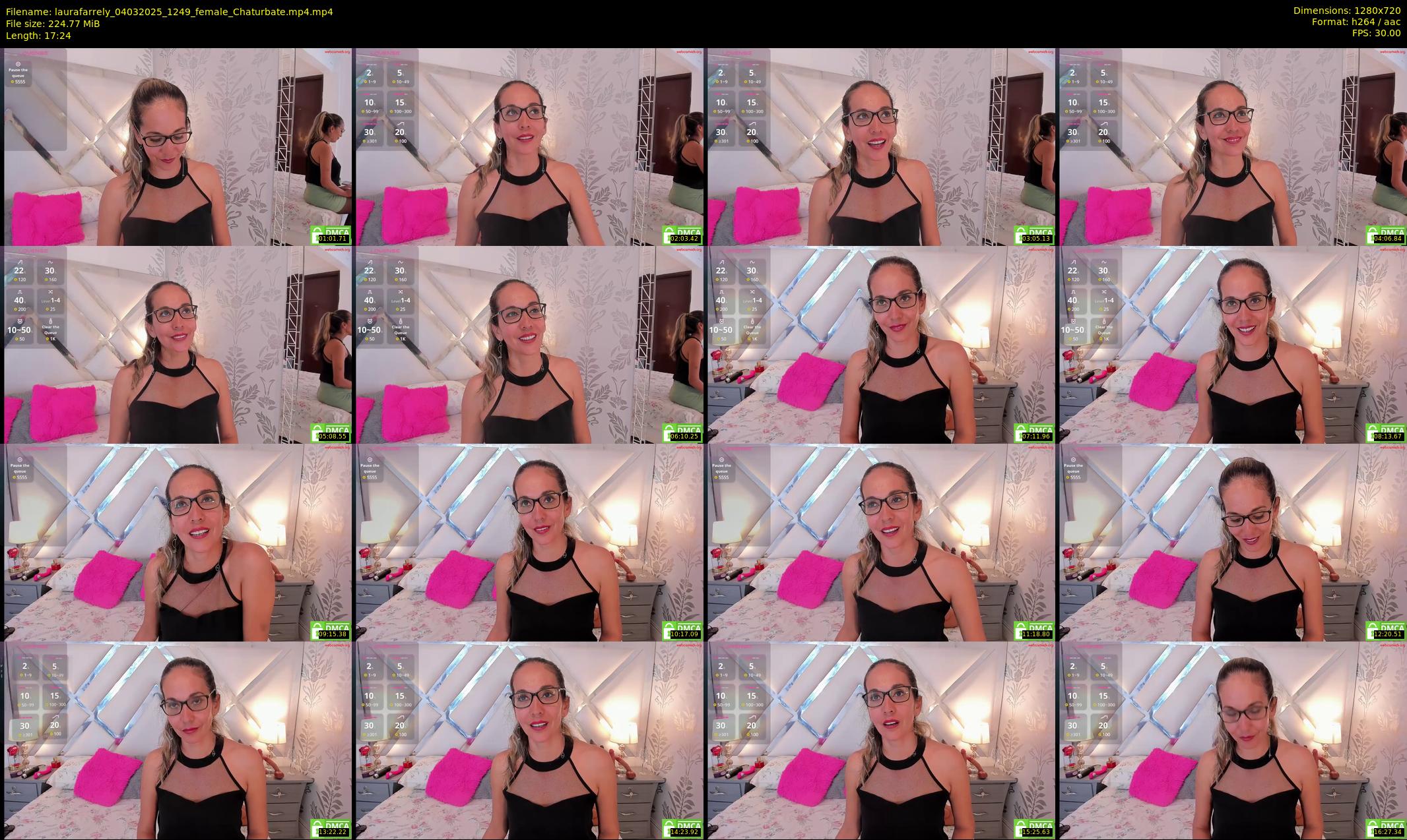laurafarrely — 18 minute Chaturbate female cam show recording, 720p, Mar 4, 2025