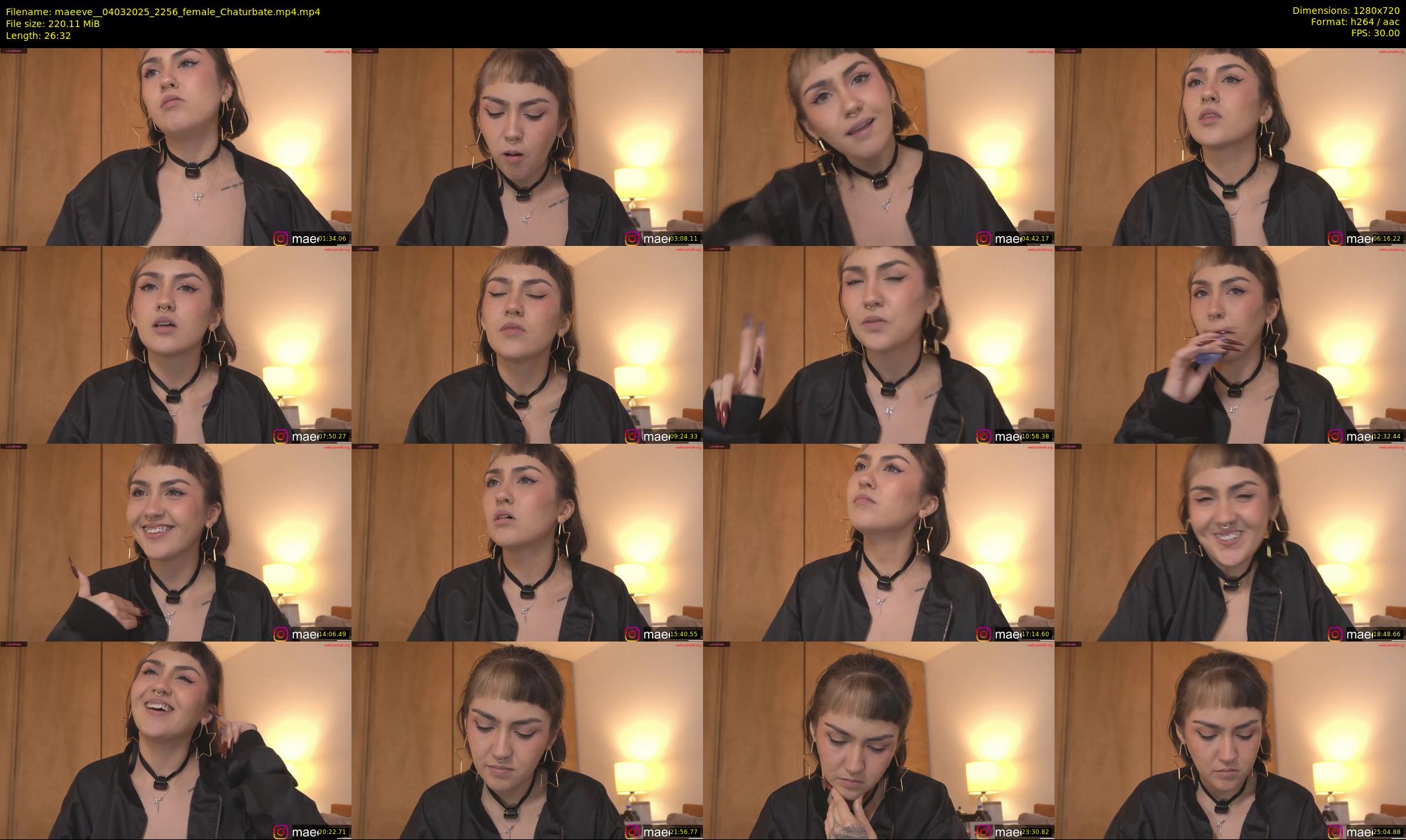 maeeve_ — 27 minute Chaturbate female cam show recording, 720p, Mar 4, 2025