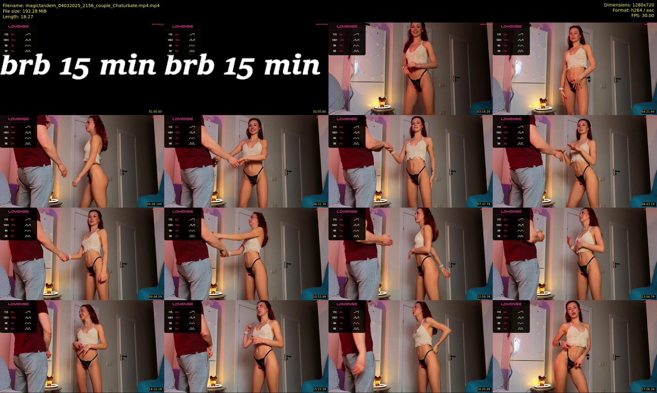 magictandem — 19 minute Chaturbate couple cam show recording, 720p, Mar 4, 2025