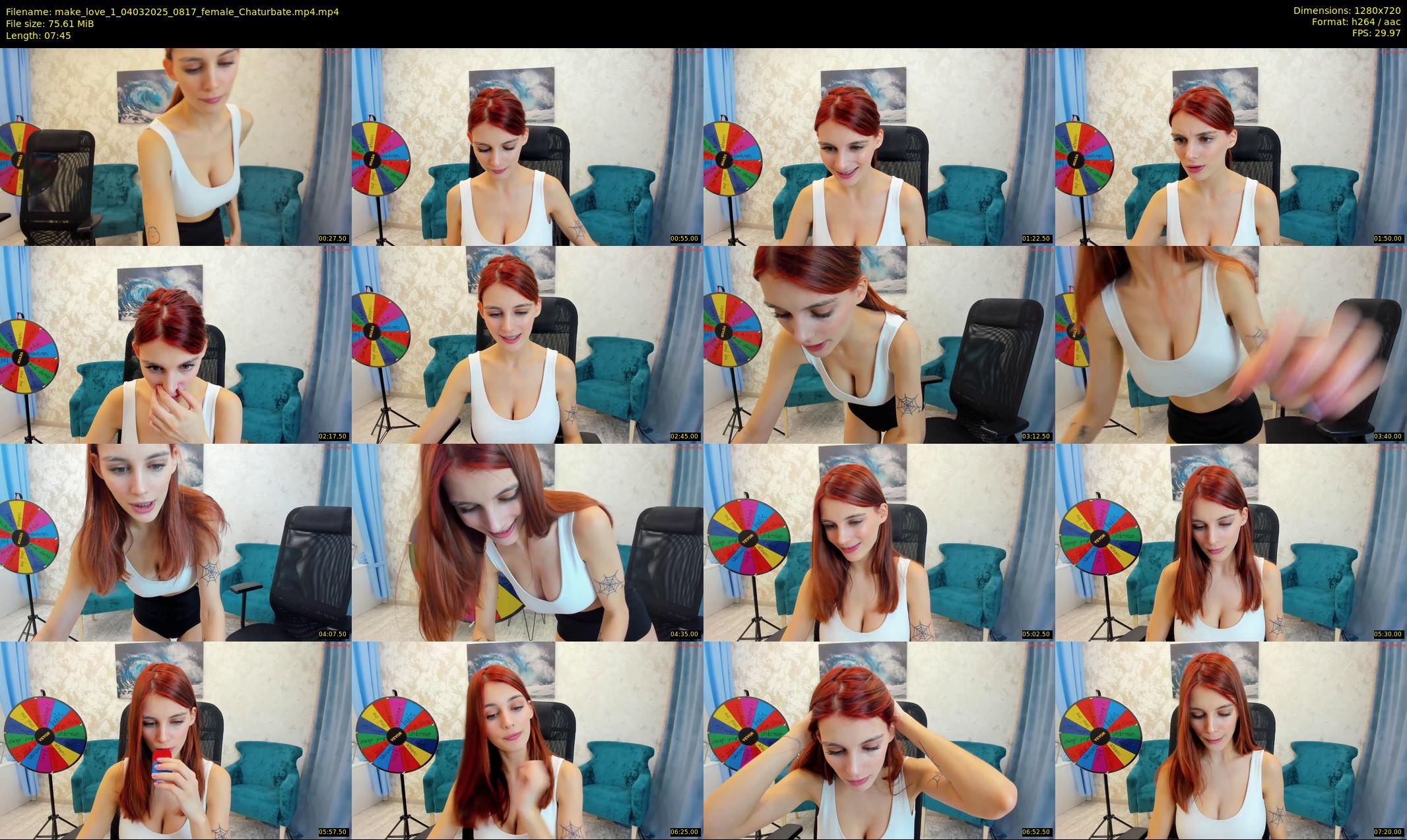 make_love_1 — 8 minute Chaturbate female cam show recording, 720p, Mar 4, 2025