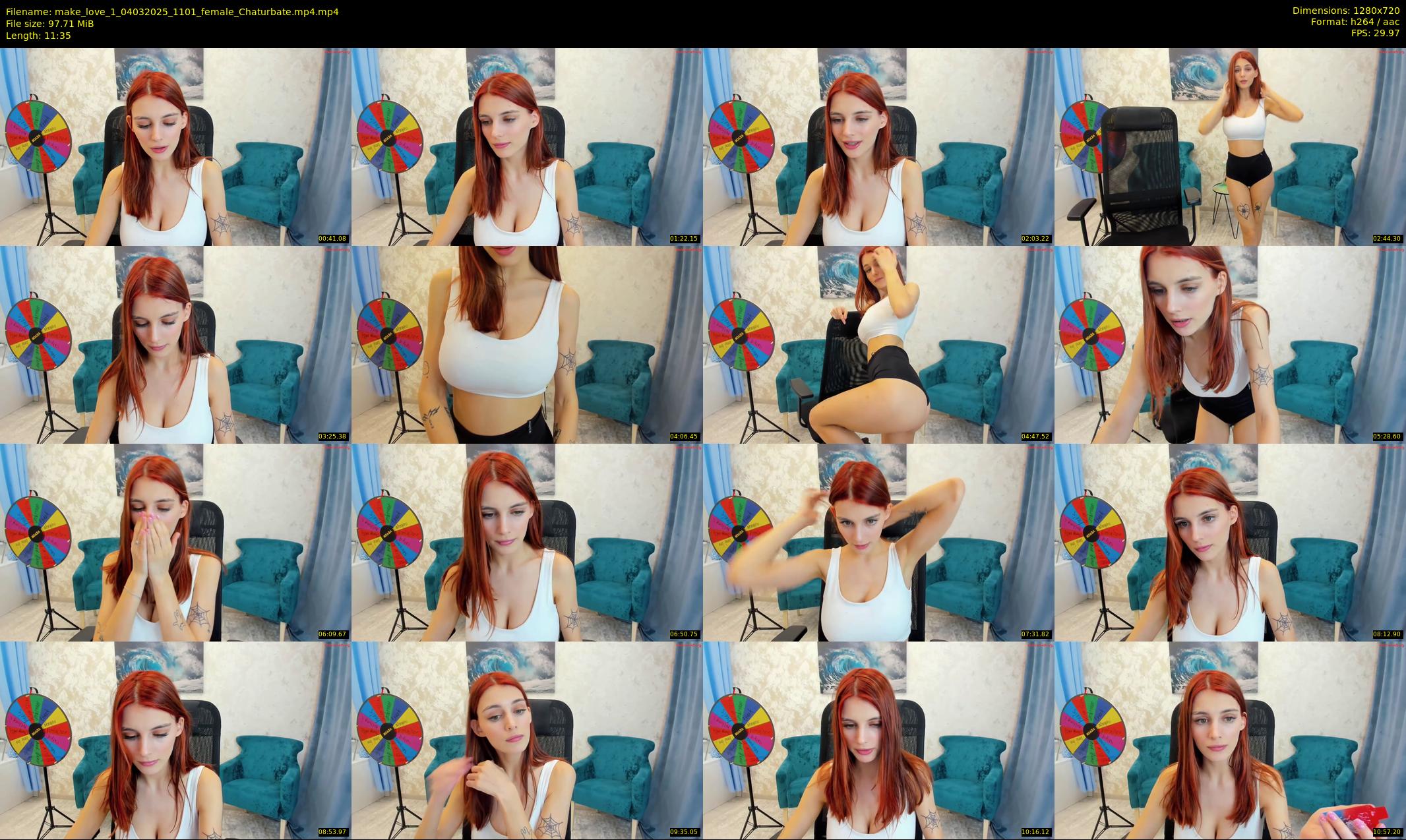 make_love_1 — 12 minute Chaturbate female cam show recording, 720p, Mar 4, 2025