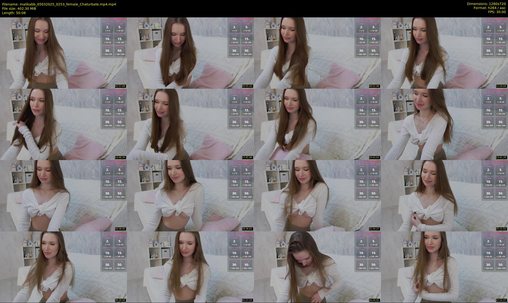 malikabb — 51 minute Chaturbate female cam show recording, 720p, Mar 5, 2025