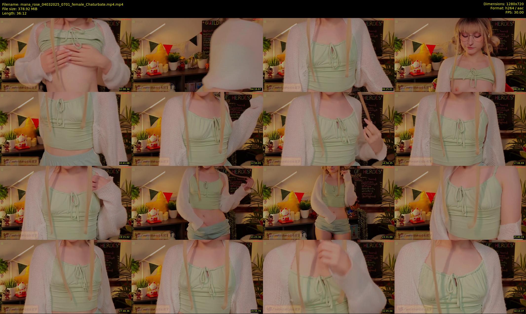 mana_rose — 37 minute Chaturbate female cam show recording, 720p, Mar 4, 2025