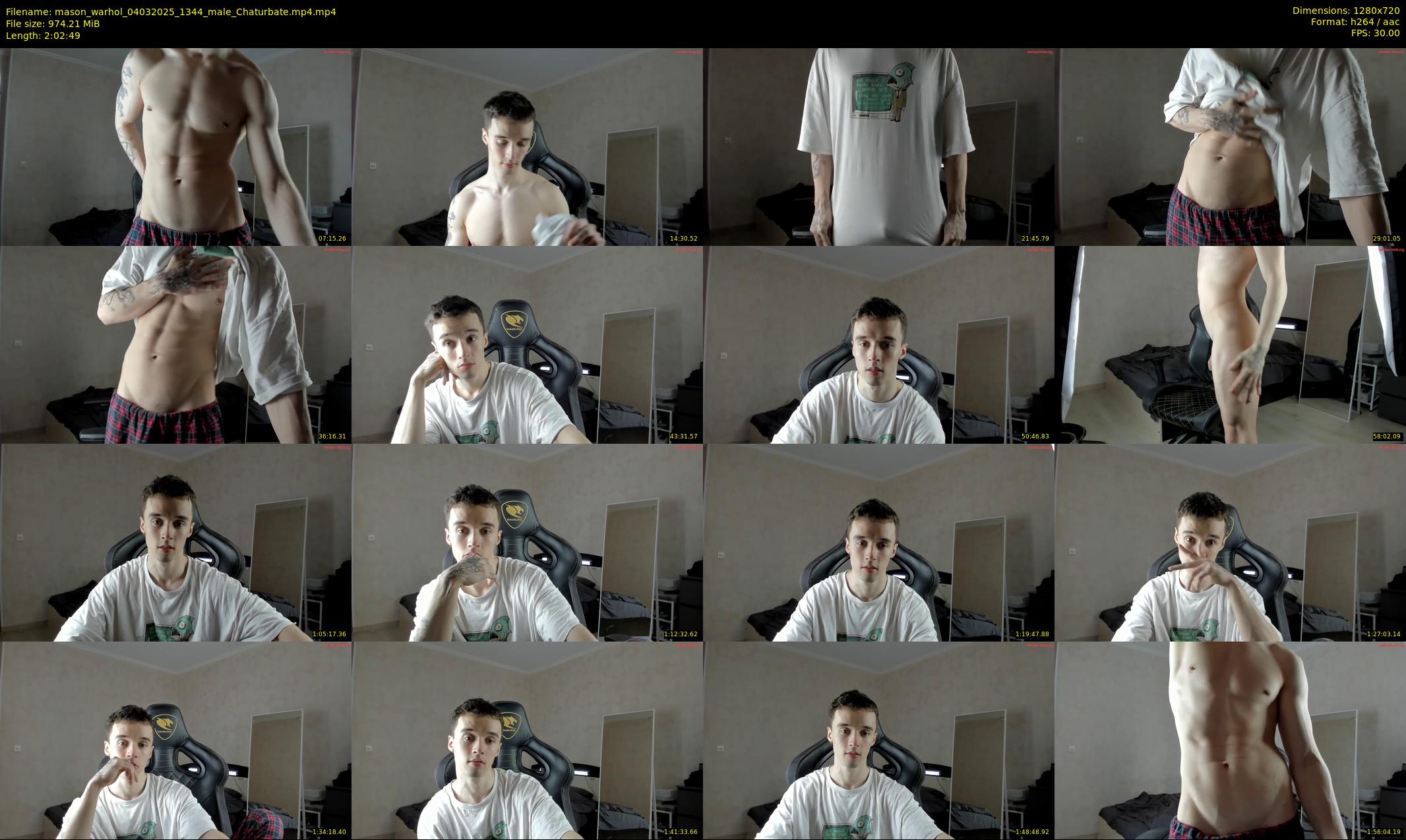 mason_warhol — 123 minute Chaturbate male cam show recording, 720p, Mar 4, 2025