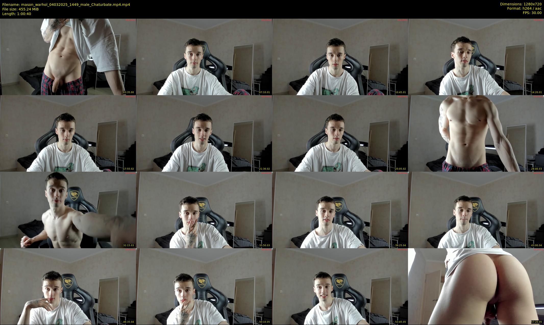 mason_warhol — 61 minute Chaturbate male cam show recording, 720p, Mar 4, 2025