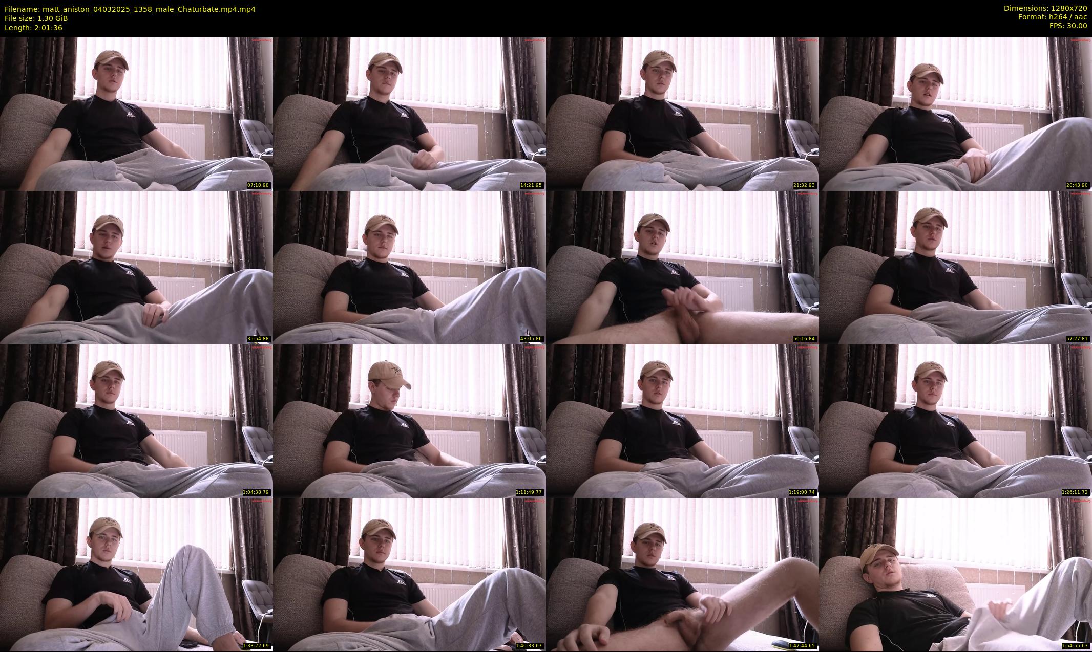 matt_aniston — 122 minute Chaturbate male cam show recording, 720p, Mar 4, 2025