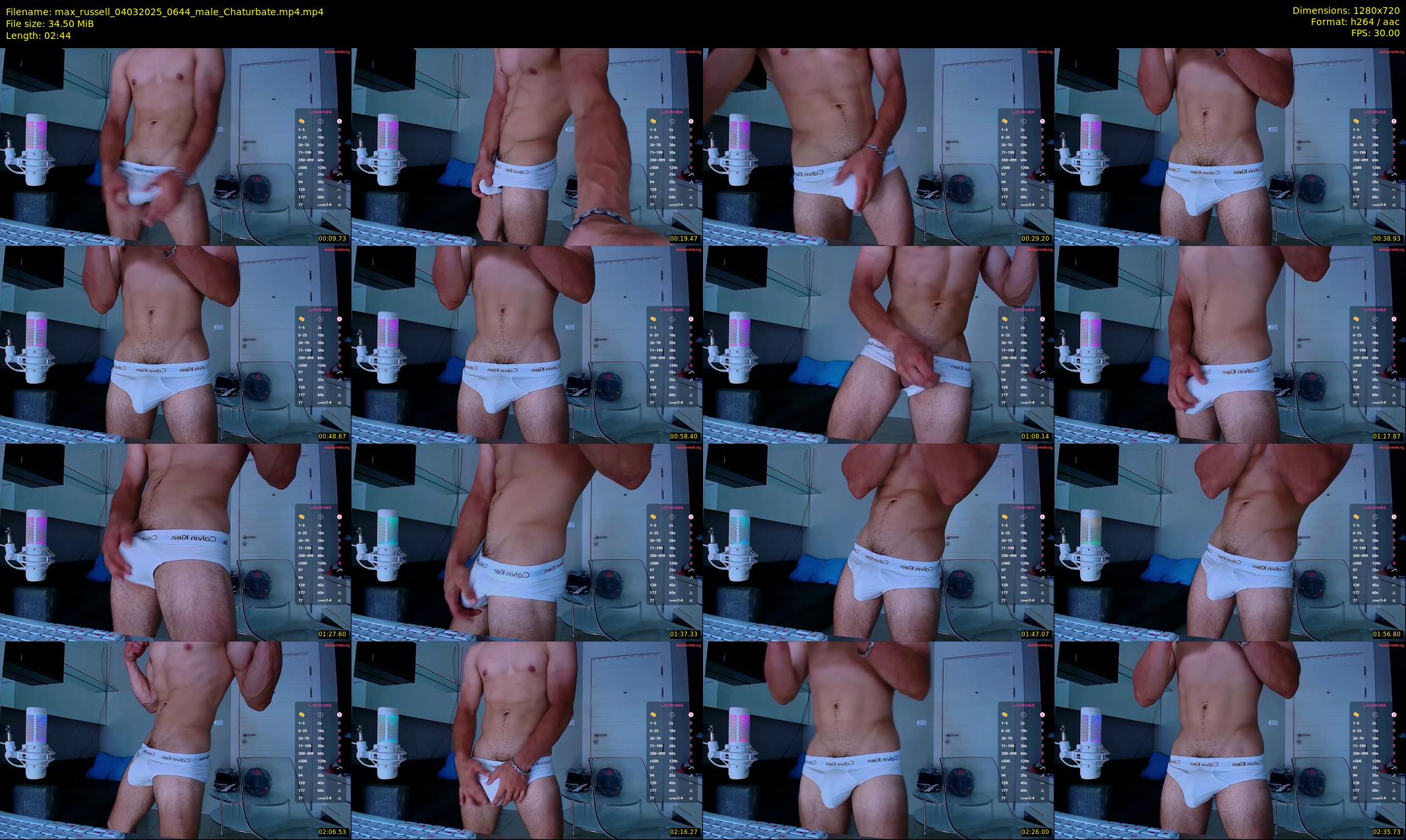 max_russell — 3 minute Chaturbate male cam show recording, 720p, Mar 4, 2025