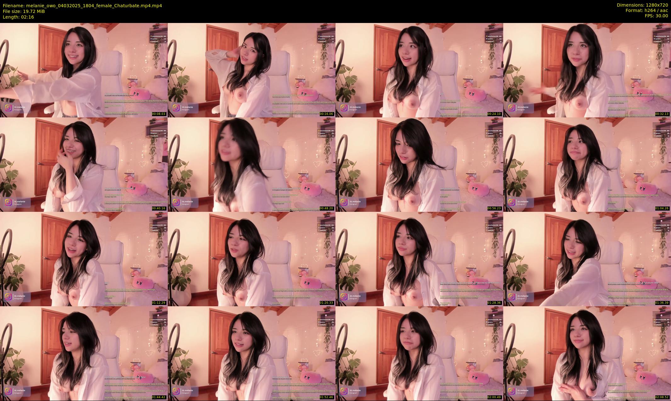 melanie_owo — 3 minute Chaturbate female cam show recording, 720p, Mar 4, 2025
