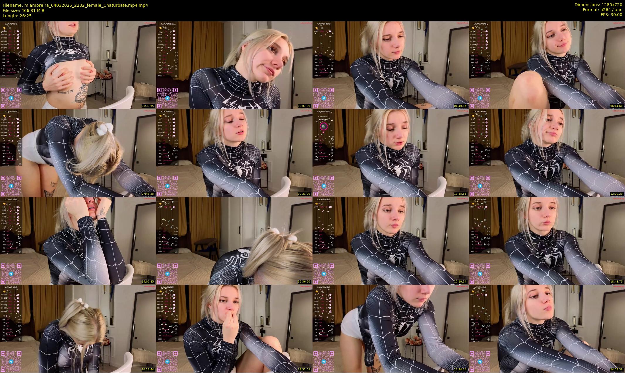 miamoreira — 27 minute Chaturbate female cam show recording, 720p, Mar 4, 2025