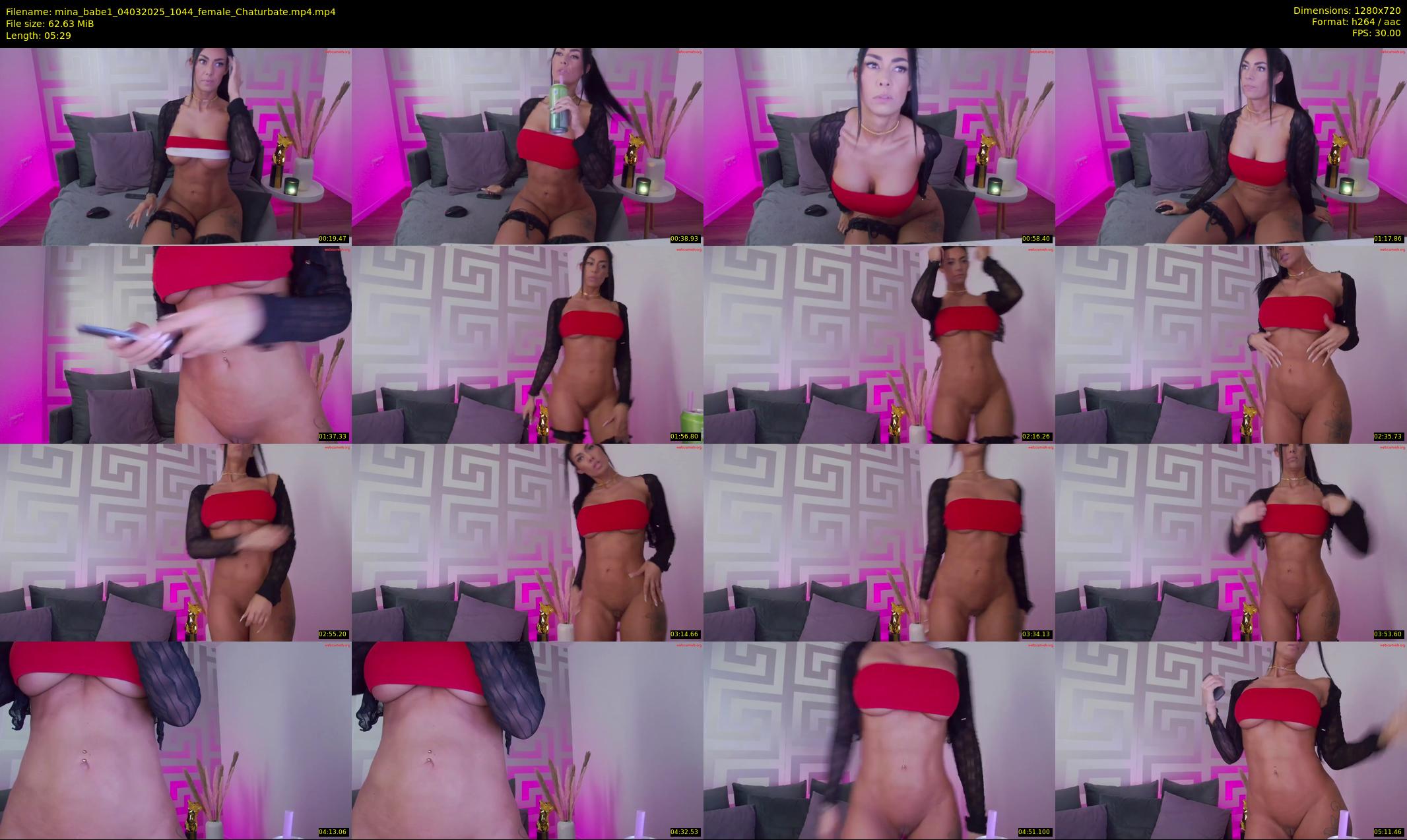 mina_babe1 — 6 minute Chaturbate female cam show recording, 720p, Mar 4, 2025