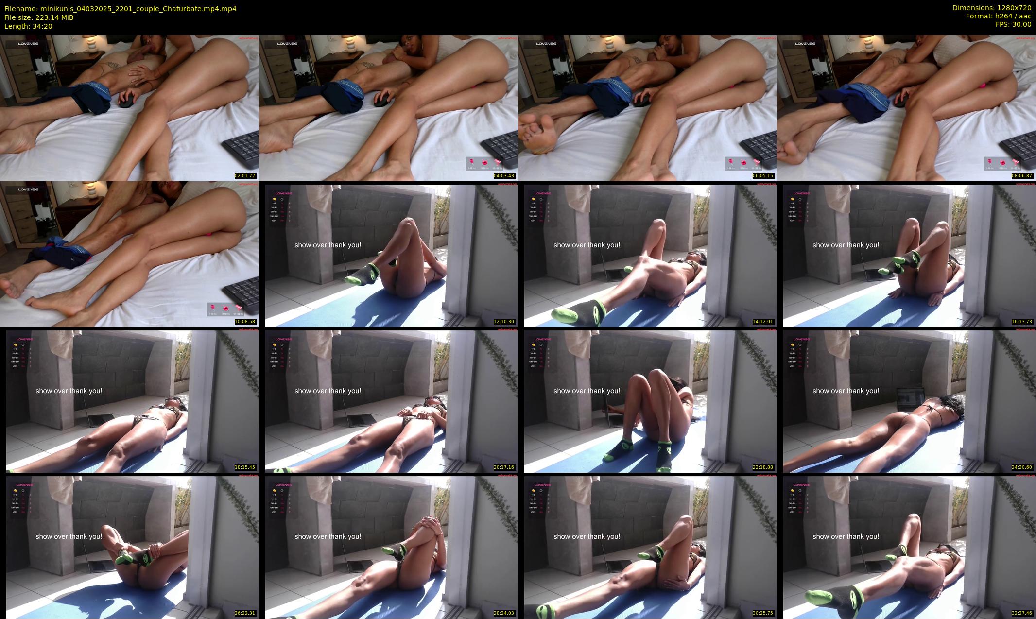 minikunis — 35 minute Chaturbate couple cam show recording, 720p, Mar 4, 2025