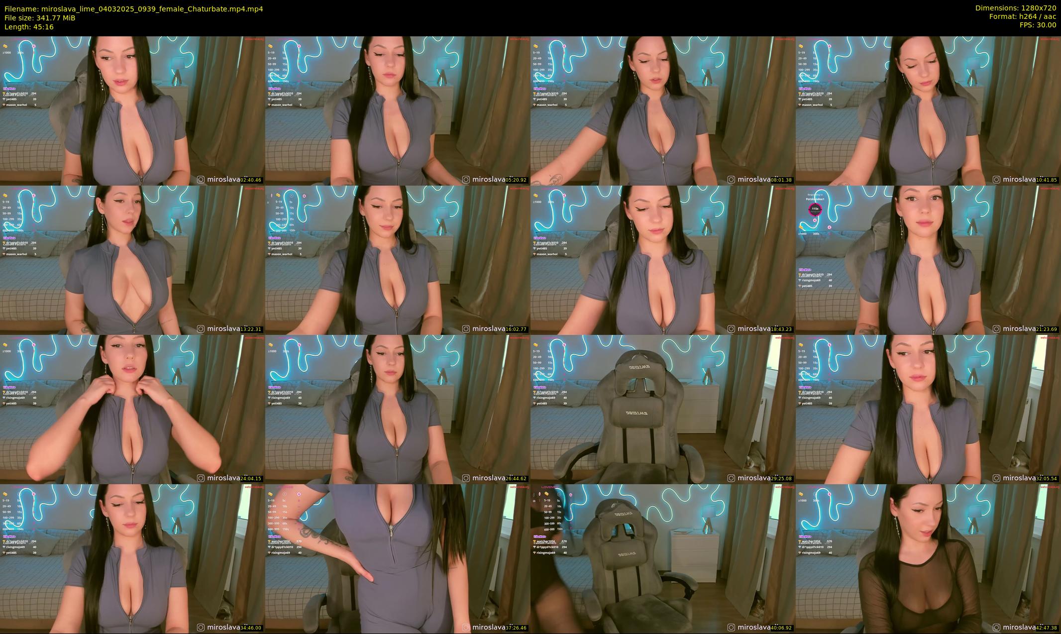 miroslava_lime — 46 minute Chaturbate female cam show recording, 720p, Mar 4, 2025