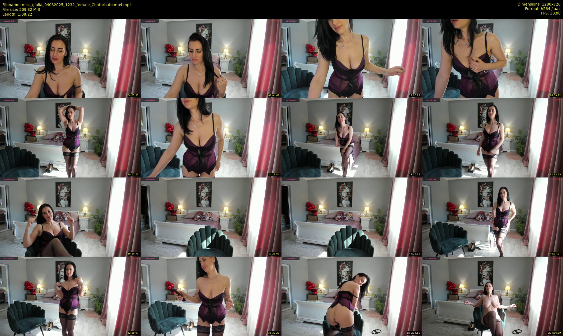 miss_giulia — 69 minute Chaturbate female cam show recording, 720p, Mar 4, 2025
