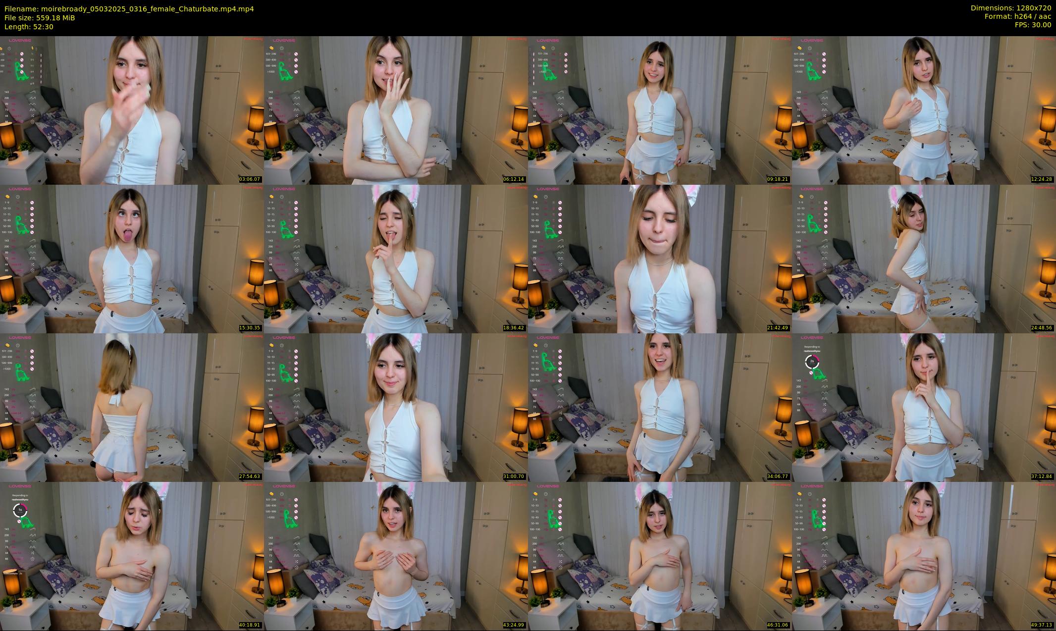 moirebroady — 53 minute Chaturbate female cam show recording, 720p, Mar 5, 2025