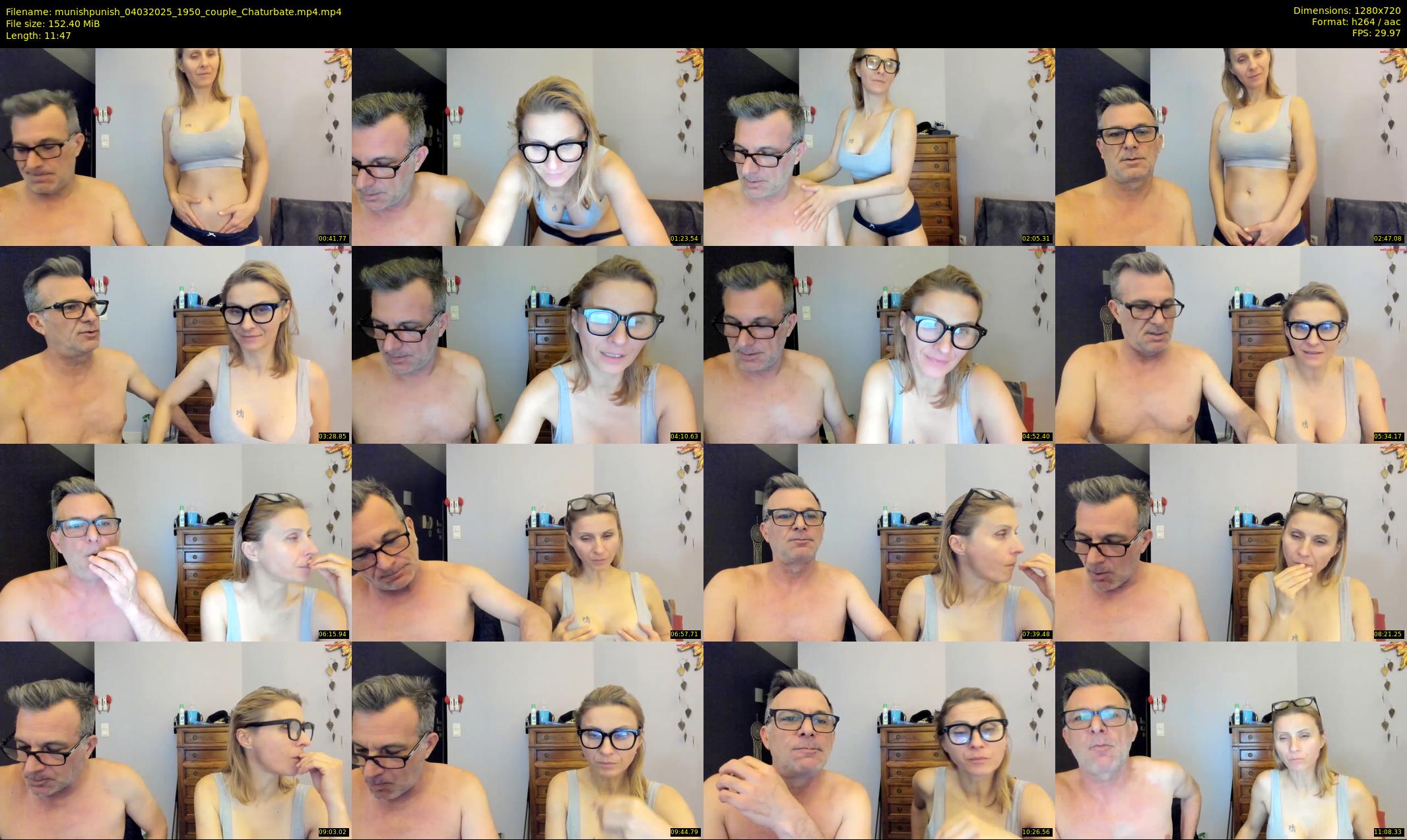 munishpunish — 12 minute Chaturbate couple cam show recording, 720p, Mar 4, 2025