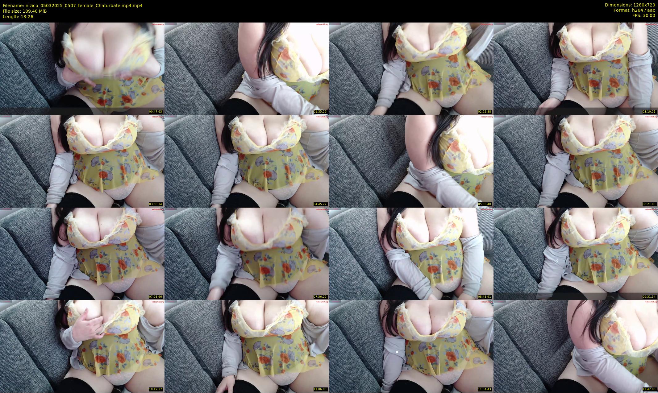 nizico — 14 minute Chaturbate female cam show recording, 720p, Mar 5, 2025