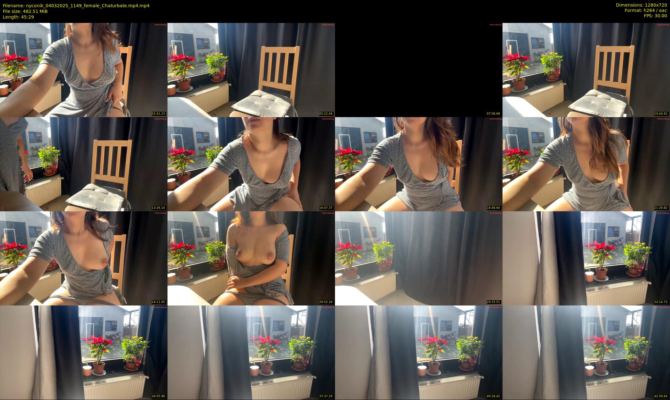 nyconik — 46 minute Chaturbate female cam show recording, 720p, Mar 4, 2025