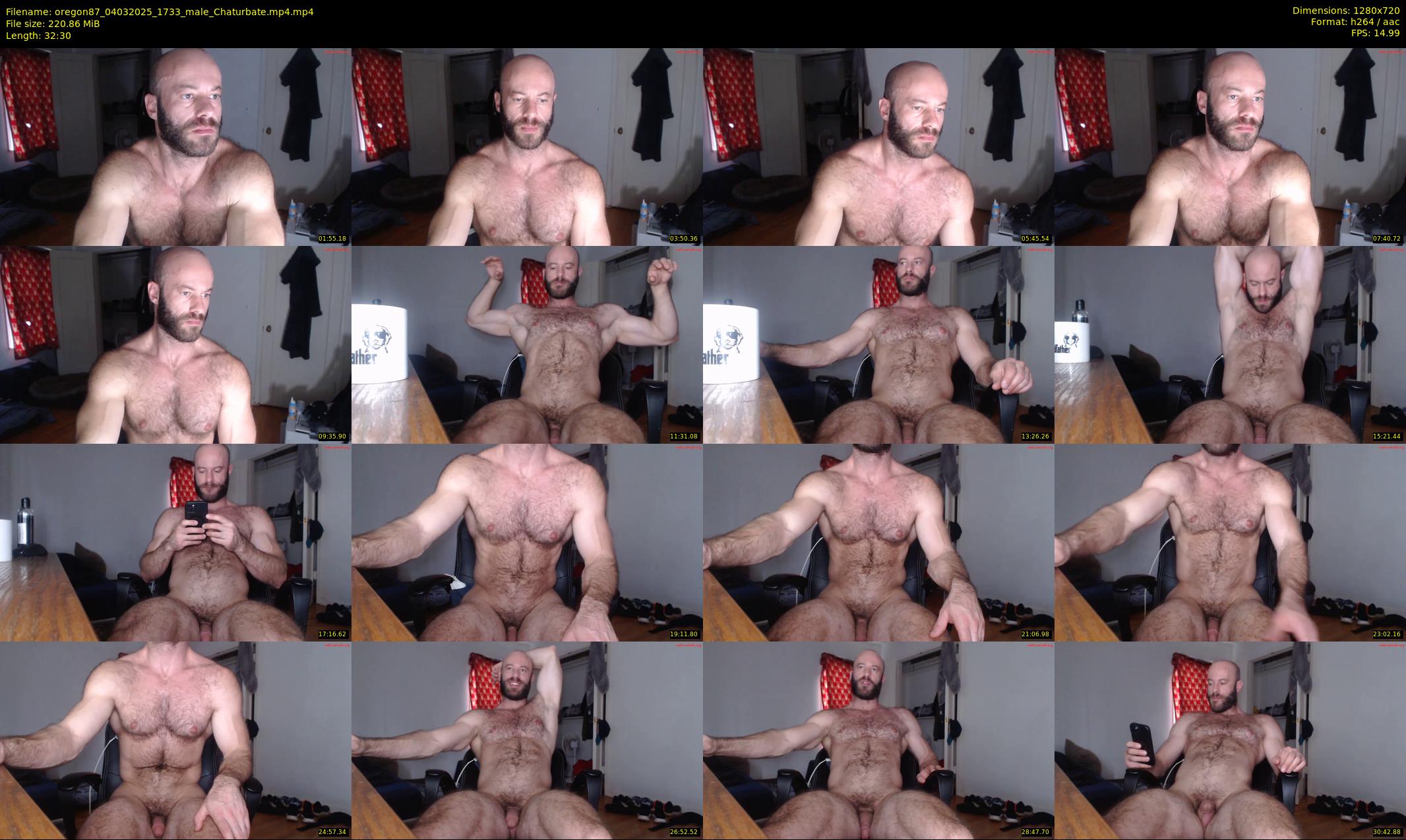 oregon87 — 33 minute Chaturbate male cam show recording, 720p, Mar 4, 2025