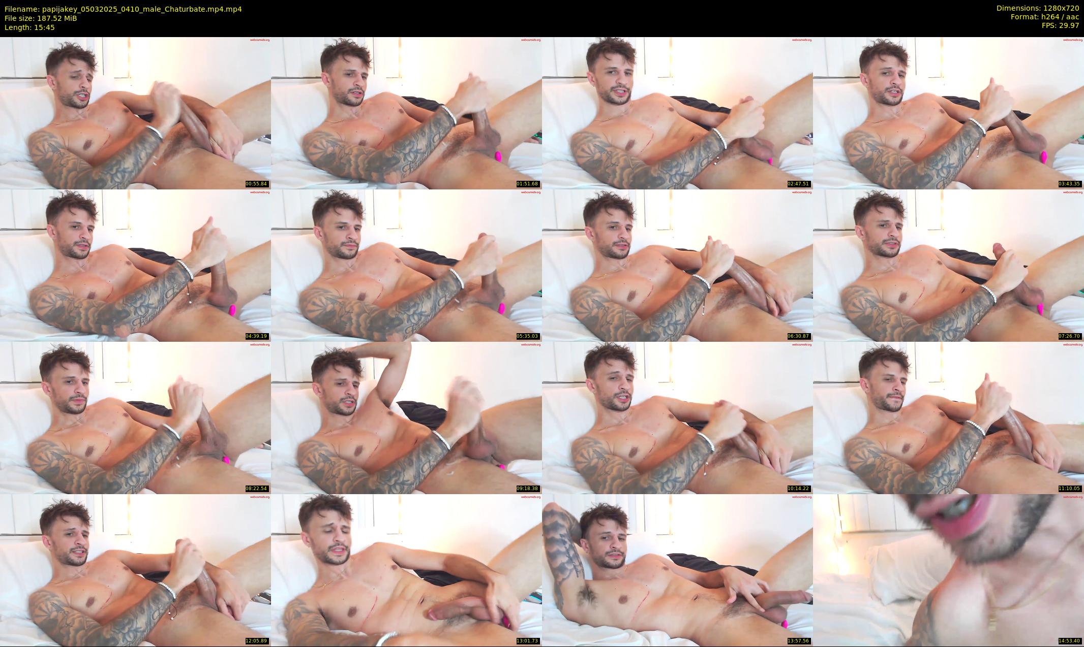 papijakey — 16 minute Chaturbate male cam show recording, 720p, Mar 5, 2025