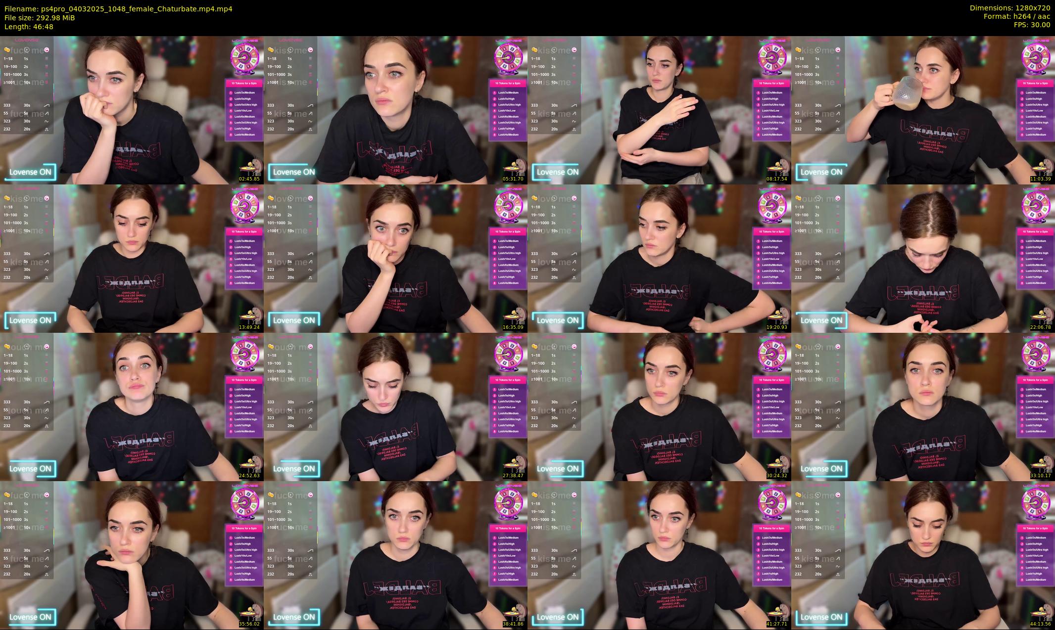ps4pro — 47 minute Chaturbate female cam show recording, 720p, Mar 4, 2025