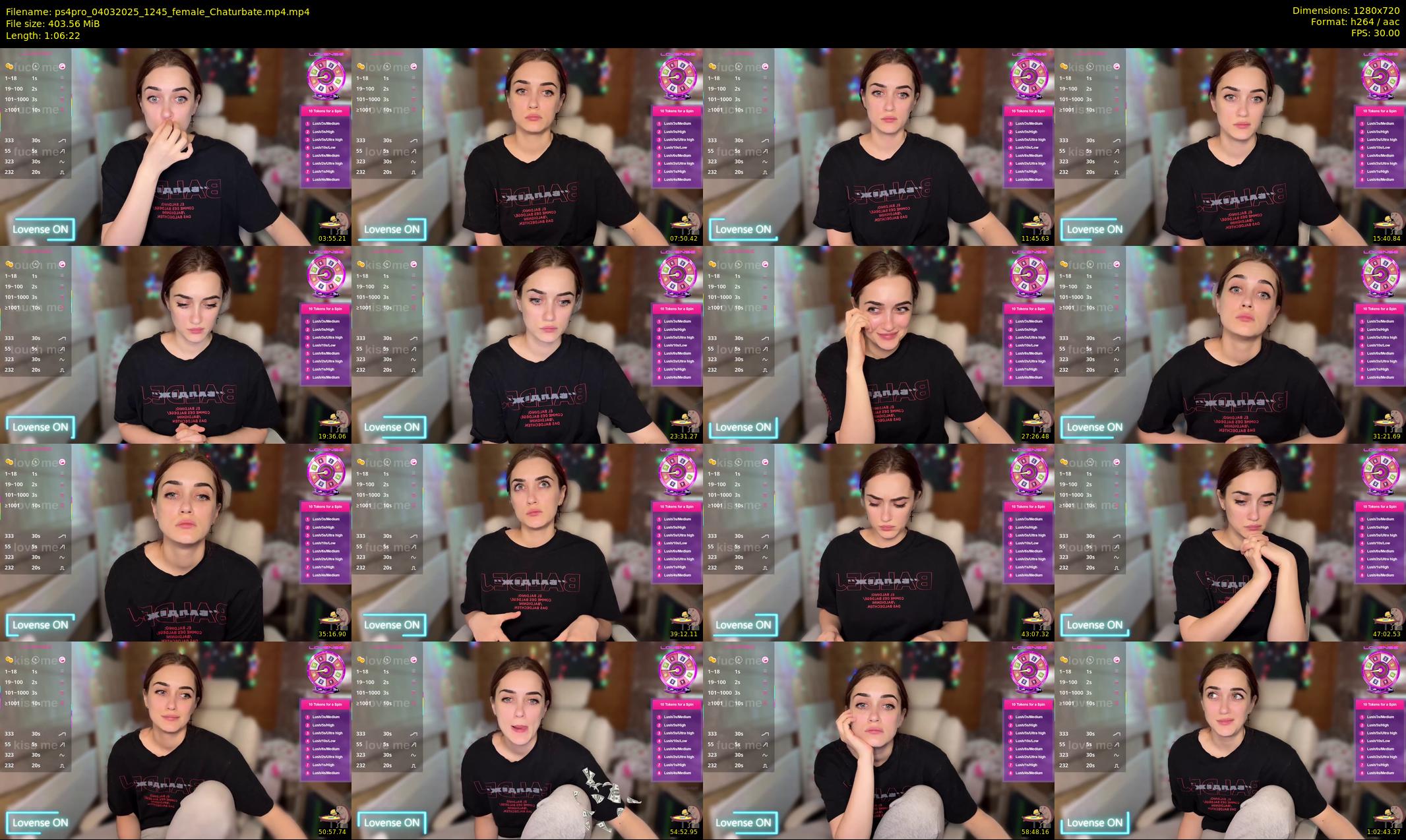ps4pro — 67 minute Chaturbate female cam show recording, 720p, Mar 4, 2025