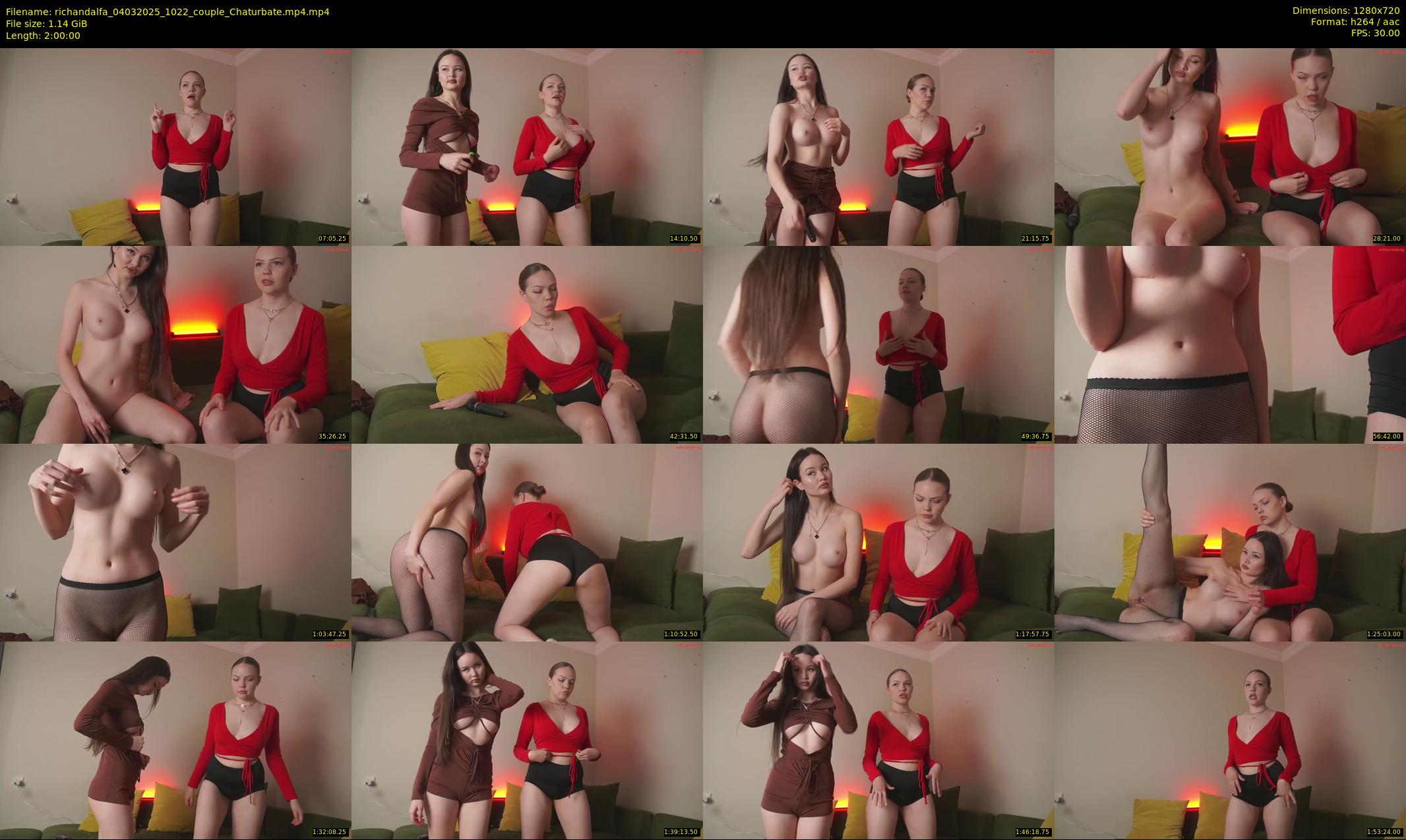 richandalfa — 120 minute Chaturbate couple cam show recording, 720p, Mar 4, 2025