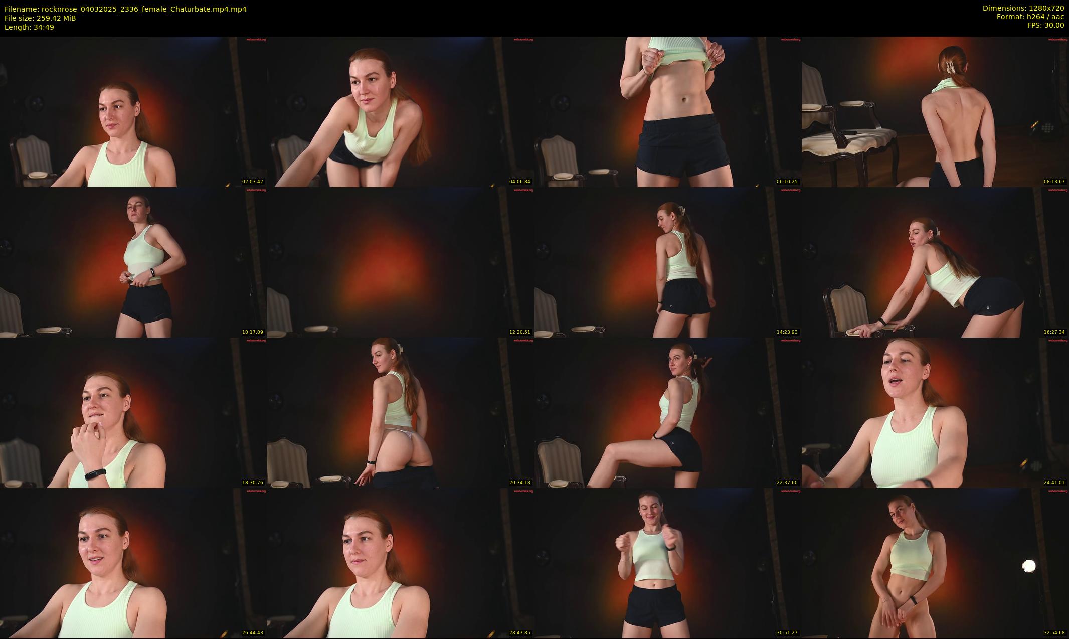 rocknrose — 35 minute Chaturbate female cam show recording, 720p, Mar 4, 2025