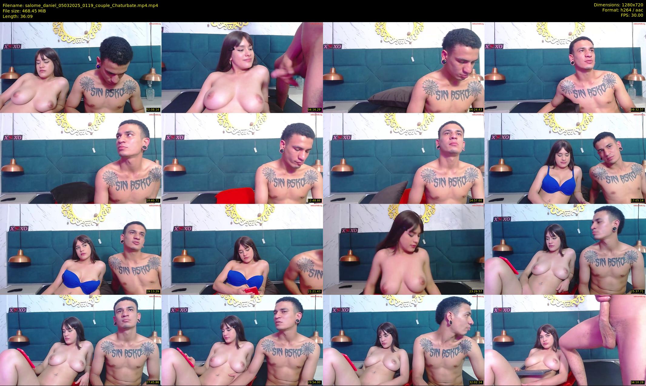 salome_daniel — 37 minute Chaturbate couple cam show recording, 720p, Mar 5, 2025