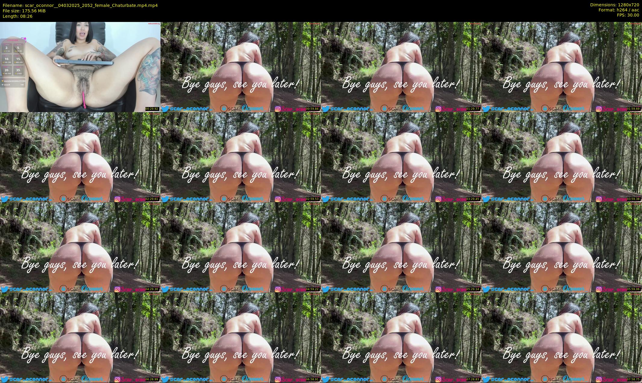 scar_oconnor_ — 9 minute Chaturbate female cam show recording, 720p, Mar 4, 2025