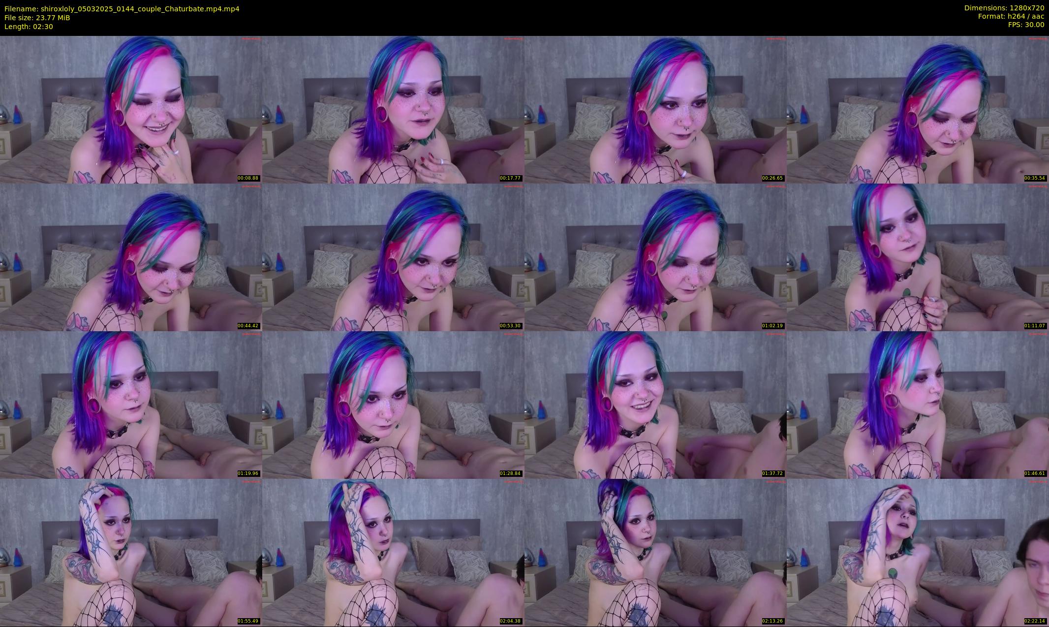 shiroxloly — 3 minute Chaturbate couple cam show recording, 720p, Mar 5, 2025