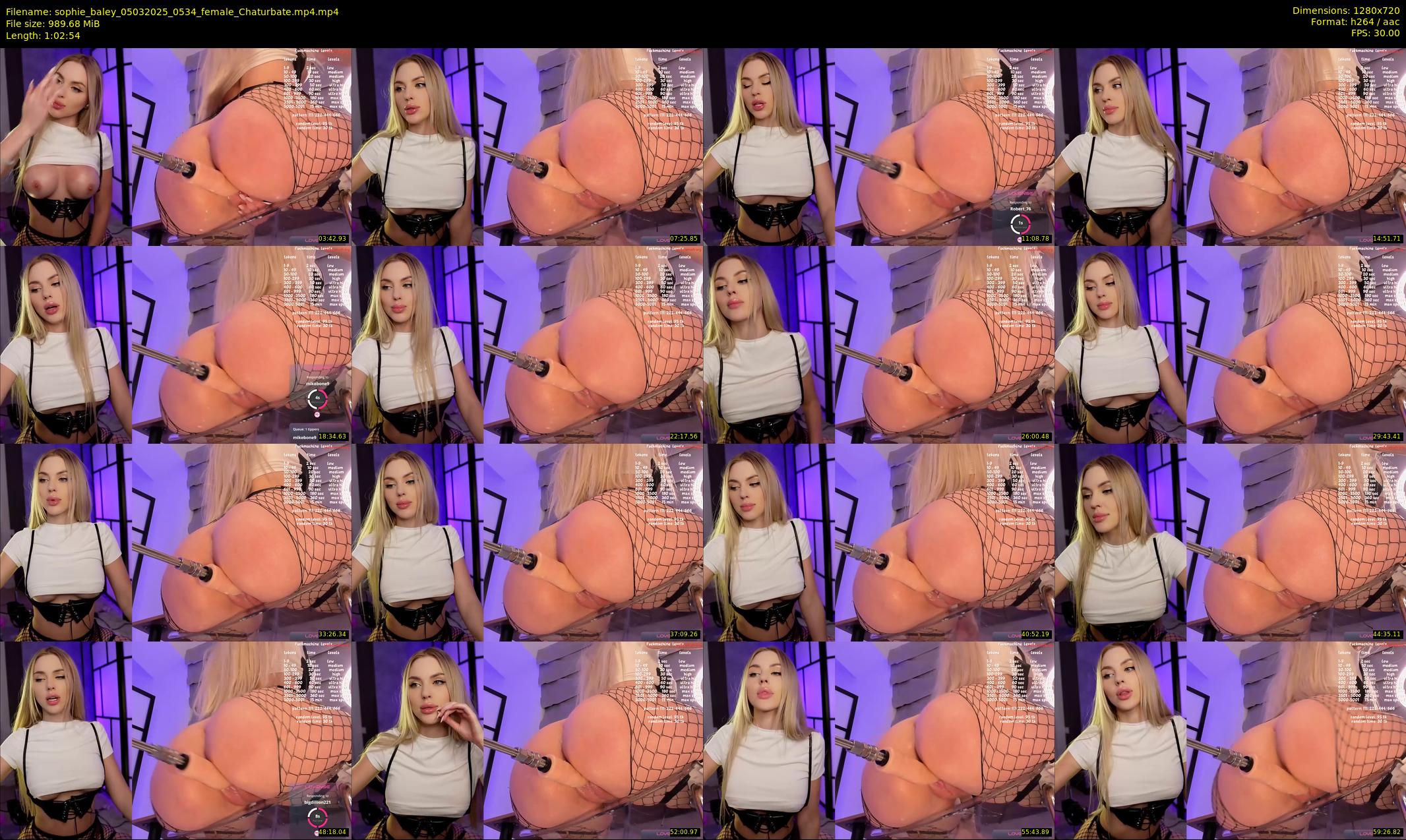 sophie_baley — 63 minute Chaturbate female cam show recording, 720p, Mar 5, 2025