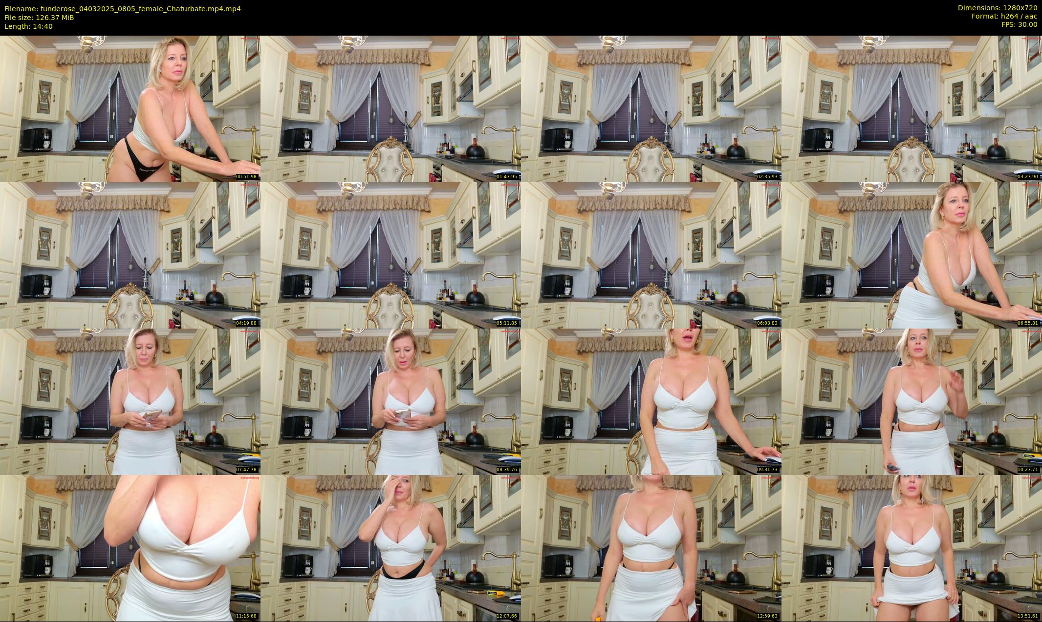 tunderose — 15 minute Chaturbate female cam show recording, 720p, Mar 4, 2025