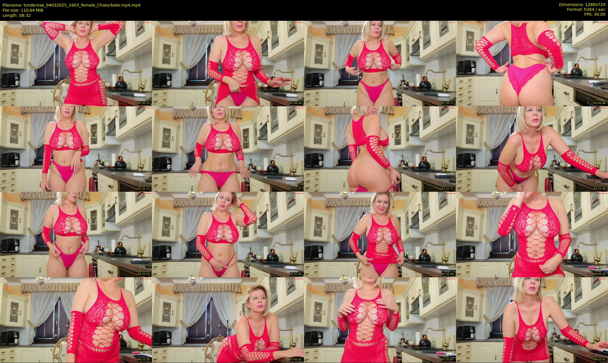 tunderose — 9 minute Chaturbate female cam show recording, 720p, Mar 4, 2025
