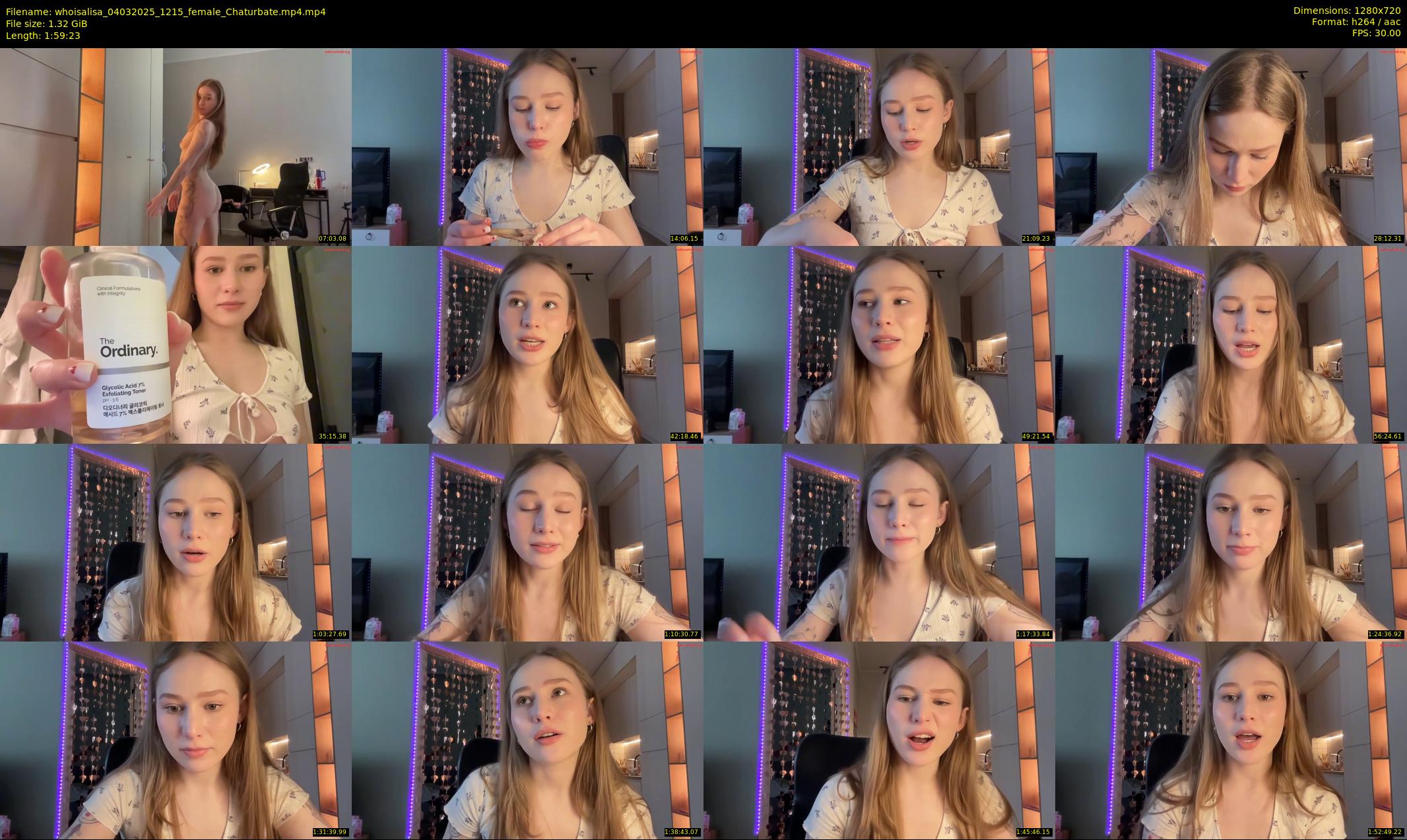 whoisalisa — 120 minute Chaturbate female cam show recording, 720p, Mar 4, 2025