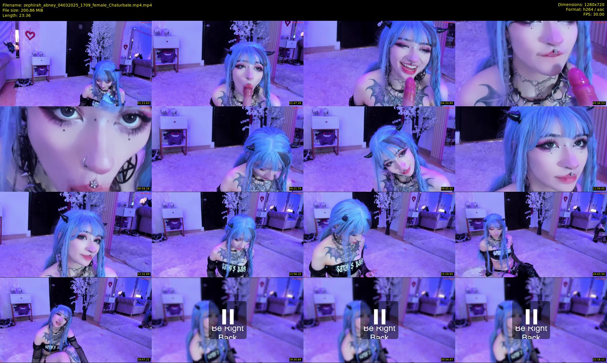 zephirah_abney — 24 minute Chaturbate female cam show recording, 720p, Mar 4, 2025