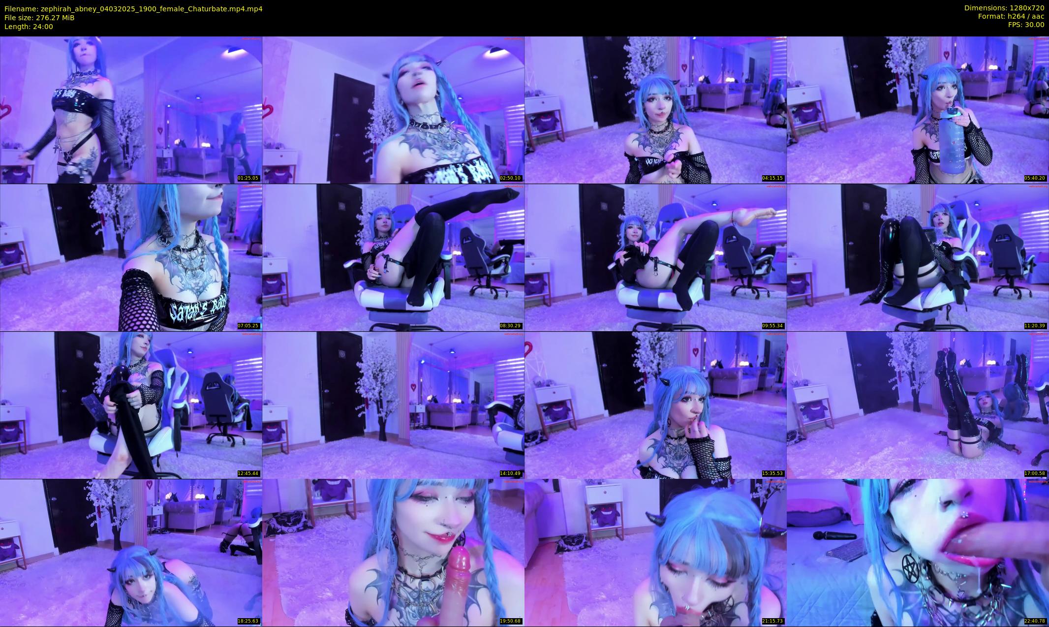zephirah_abney — 24 minute Chaturbate female cam show recording, 720p, Mar 4, 2025