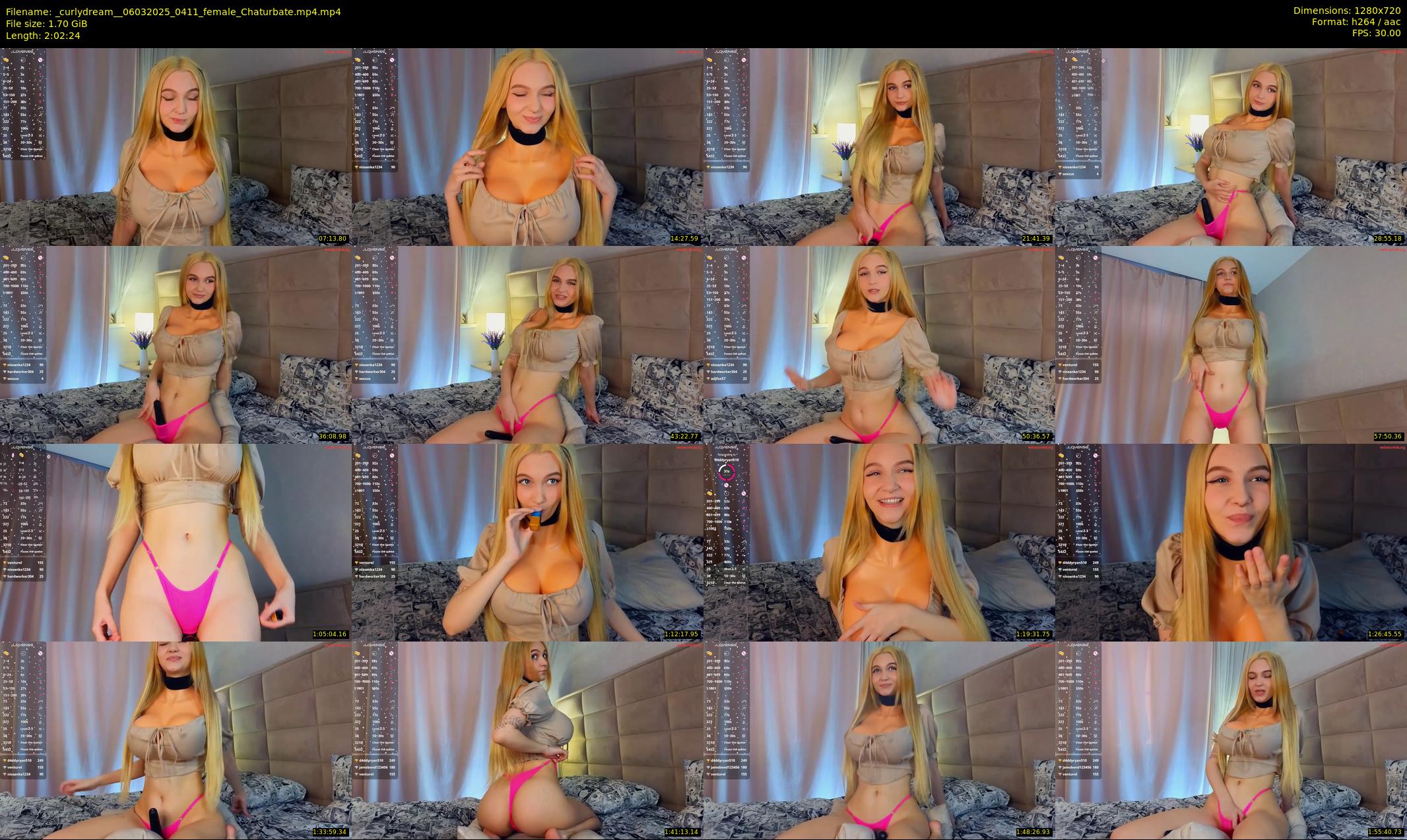 _curlydream_ — 123 minute Chaturbate female cam show recording, 720p, Mar 6, 2025