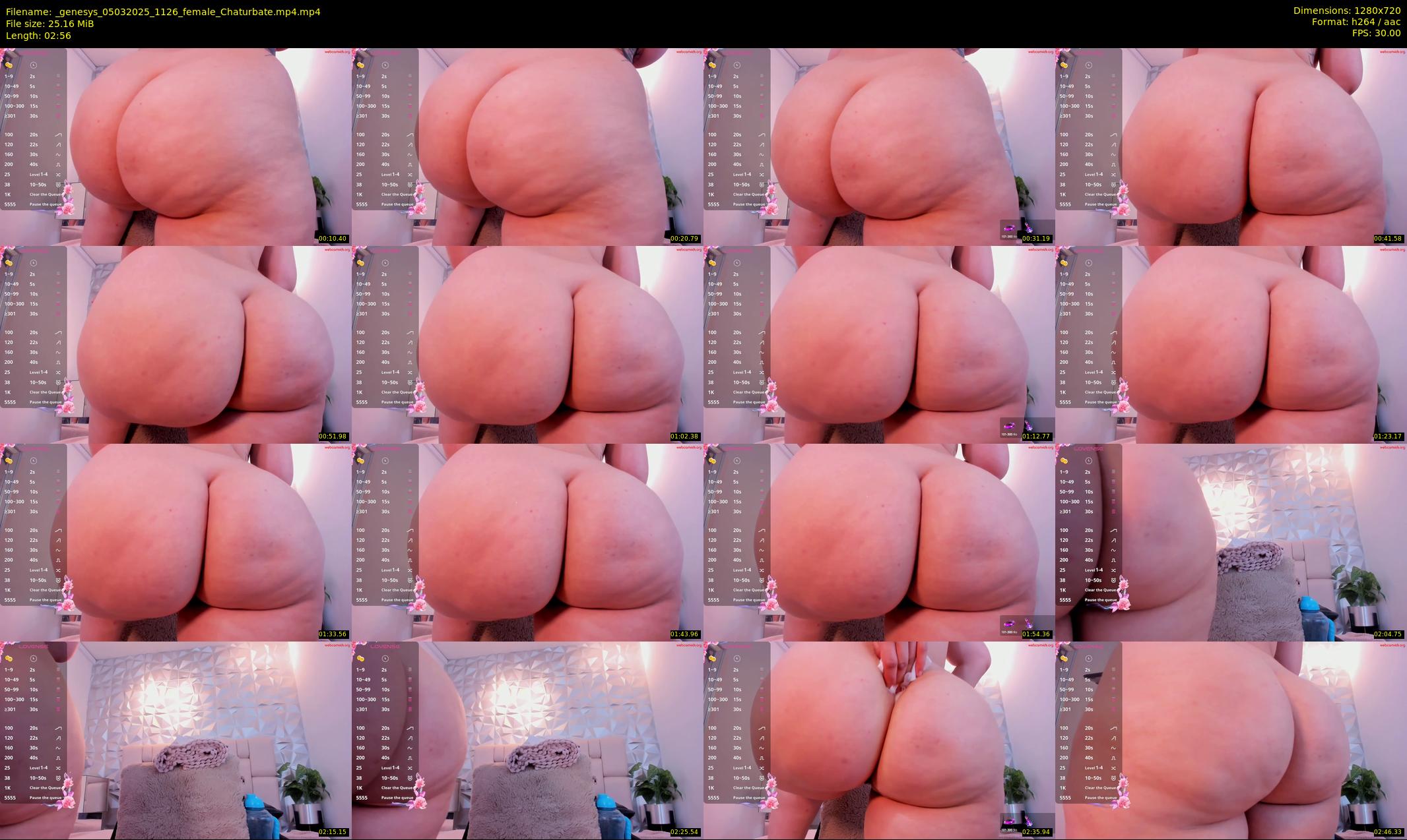 _genesys — 3 minute Chaturbate female cam show recording, 720p, Mar 5, 2025
