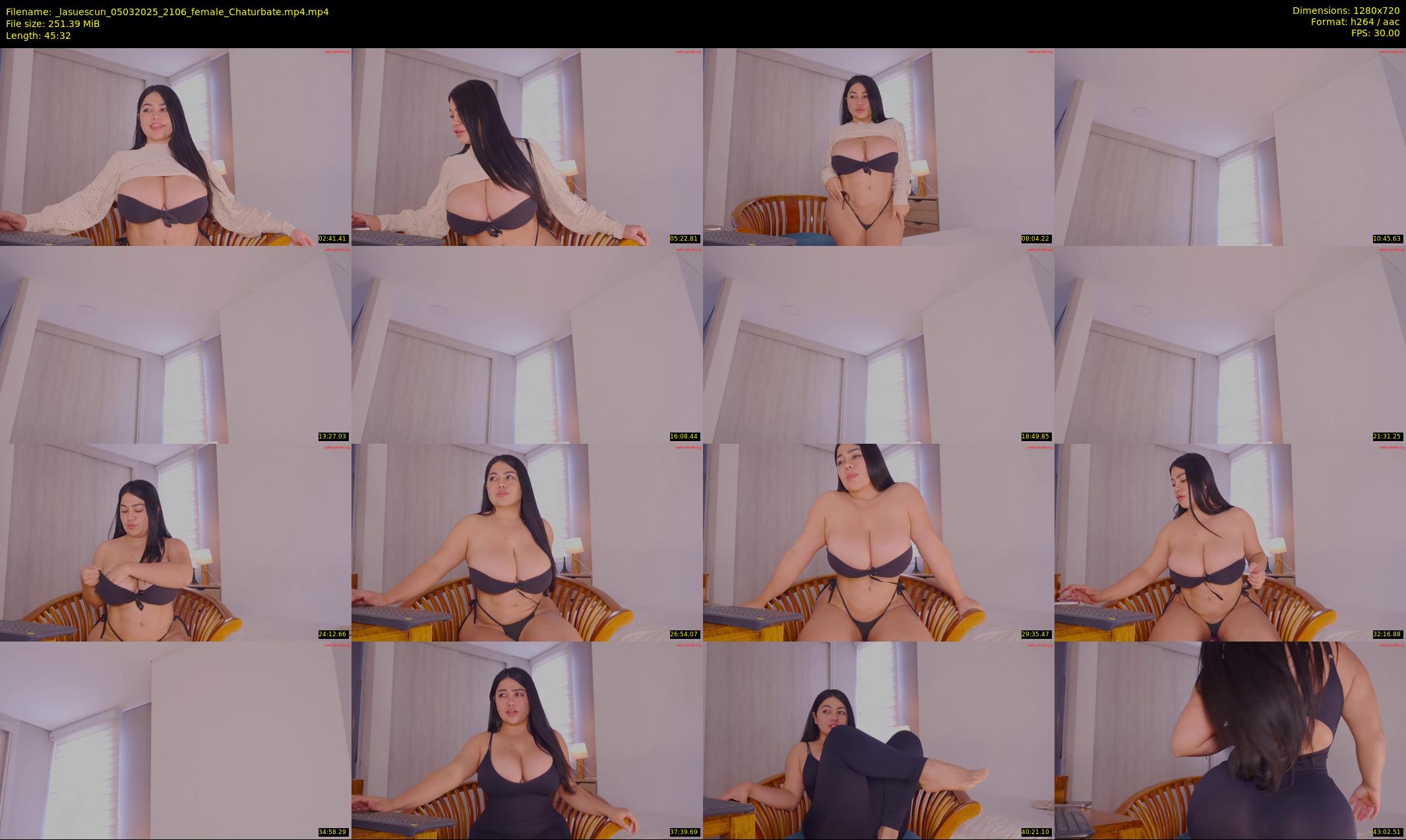 _lasuescun — 46 minute Chaturbate female cam show recording, 720p, Mar 5, 2025