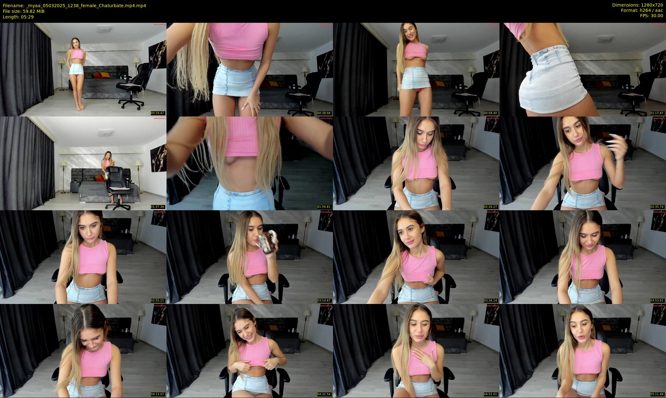 _myaa — 6 minute Chaturbate female cam show recording, 720p, Mar 5, 2025
