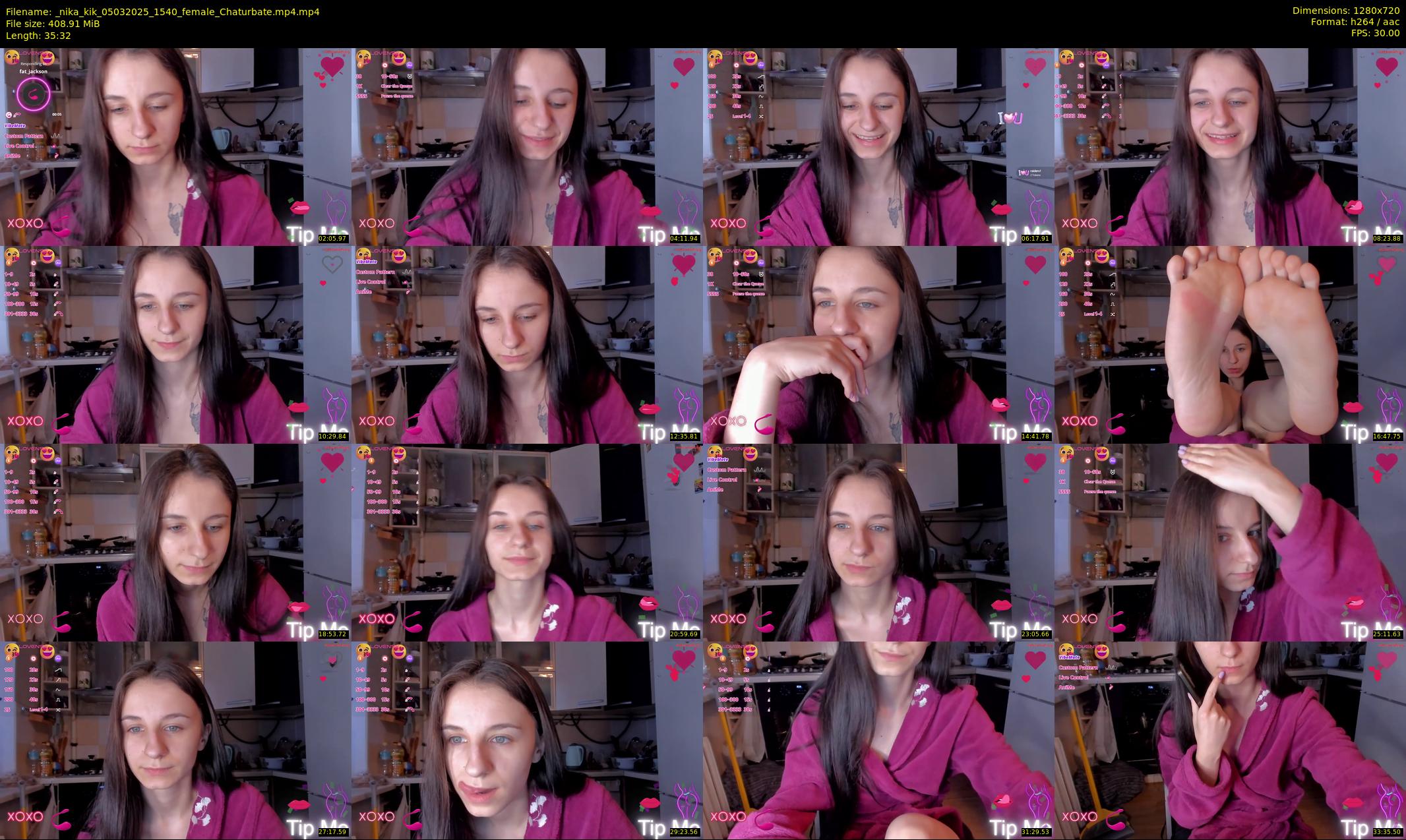_nika_kik — 36 minute Chaturbate female cam show recording, 720p, Mar 5, 2025