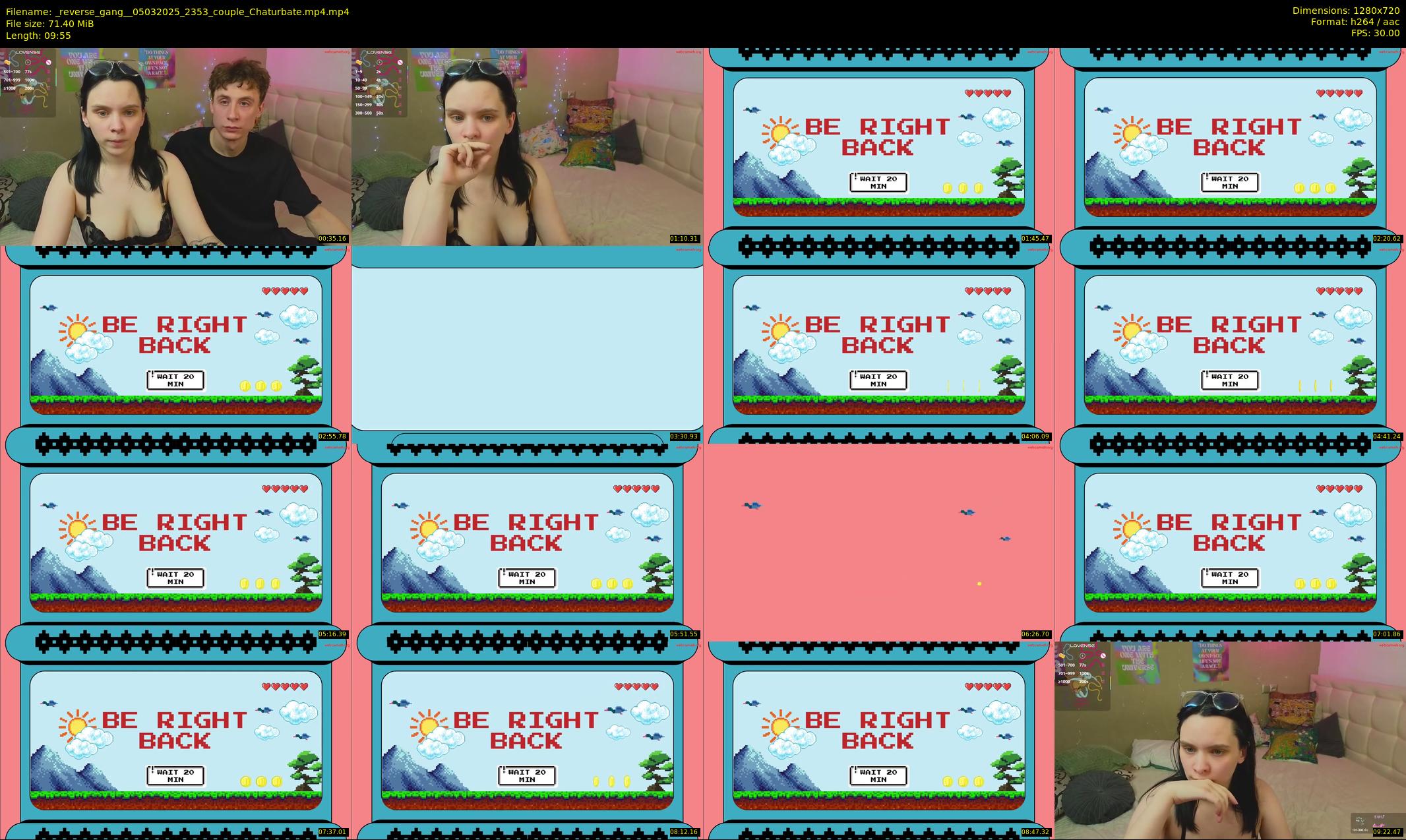 _reverse_gang_ — 10 minute Chaturbate couple cam show recording, 720p, Mar 5, 2025