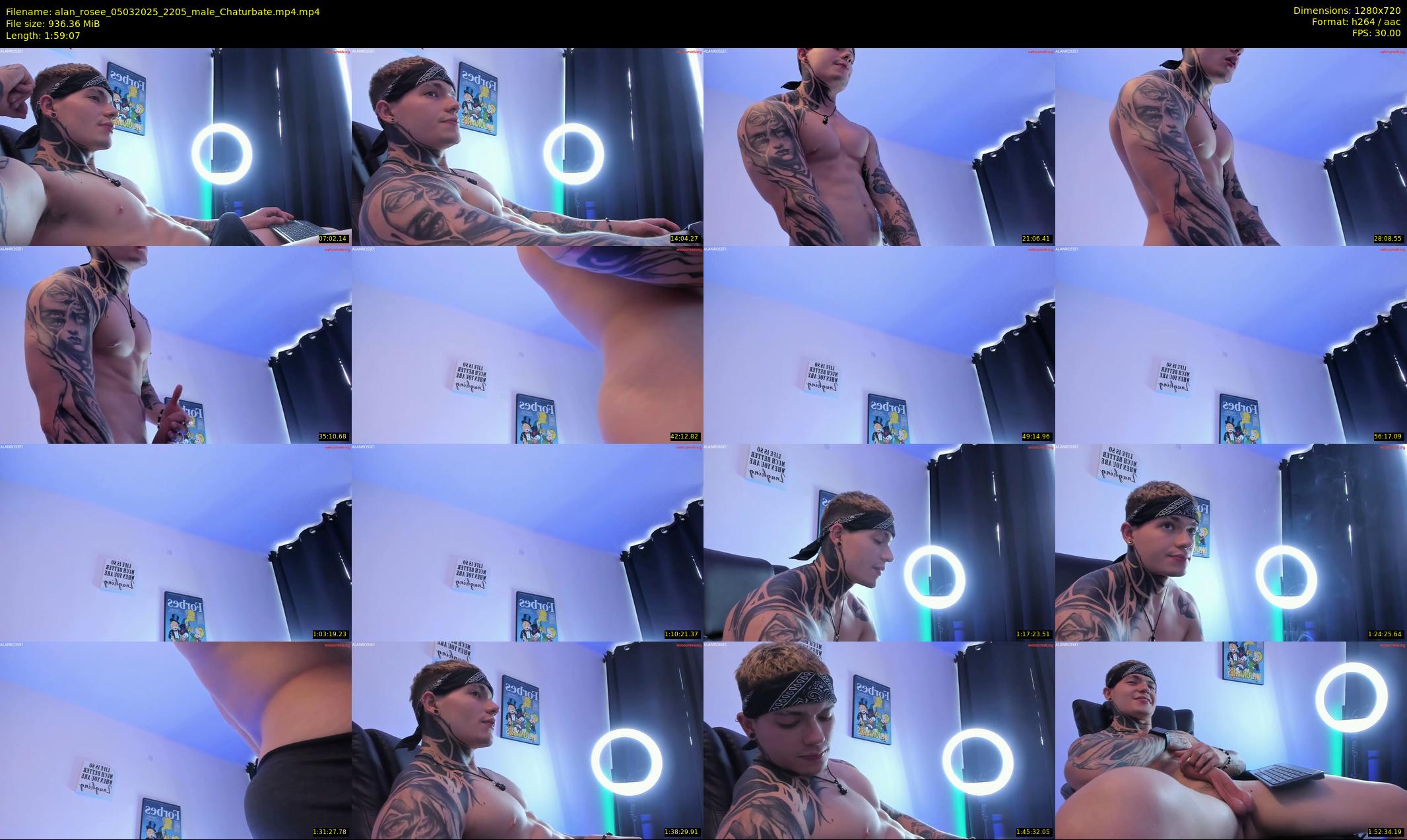 alan_rosee — 120 minute Chaturbate male cam show recording, 720p, Mar 5, 2025