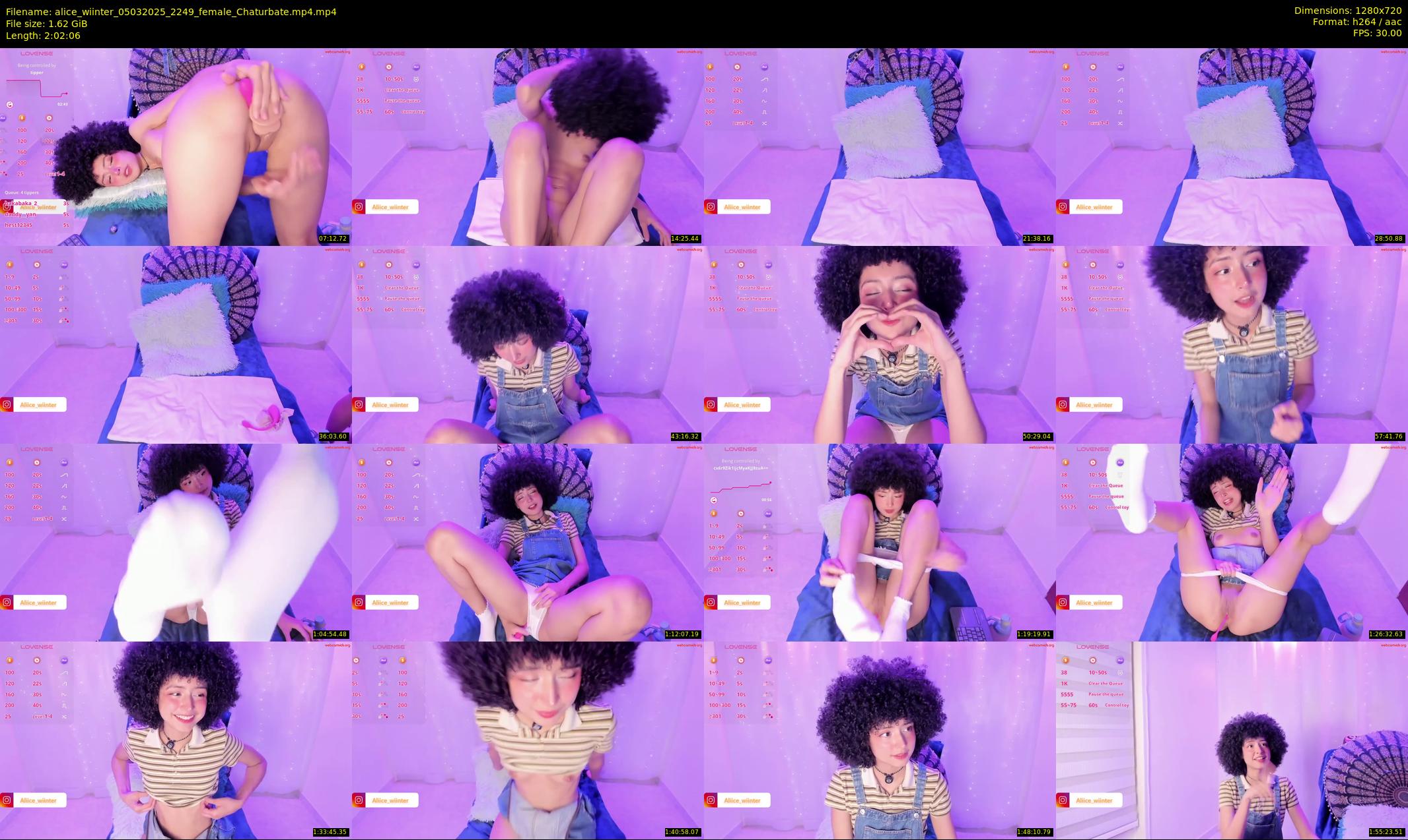 alice_wiinter — 123 minute Chaturbate female cam show recording, 720p, Mar 5, 2025