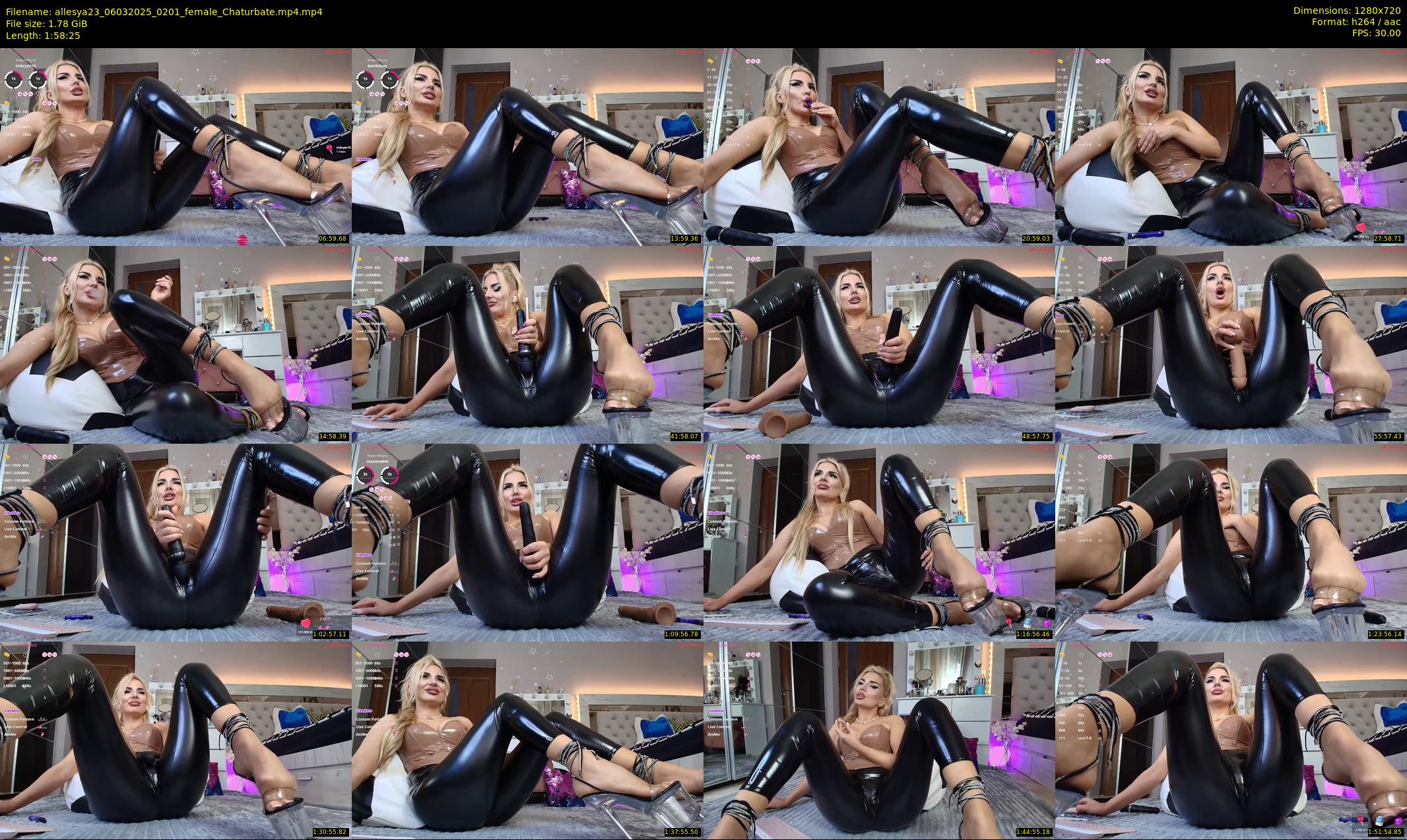 allesya23 — 119 minute Chaturbate female cam show recording, 720p, Mar 6, 2025