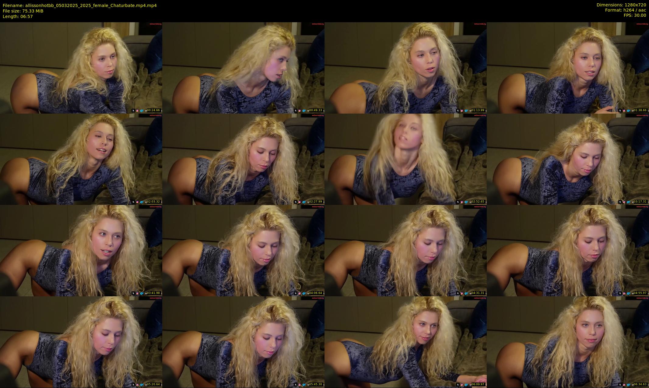 allissonhotbb — 7 minute Chaturbate female cam show recording, 720p, Mar 5, 2025