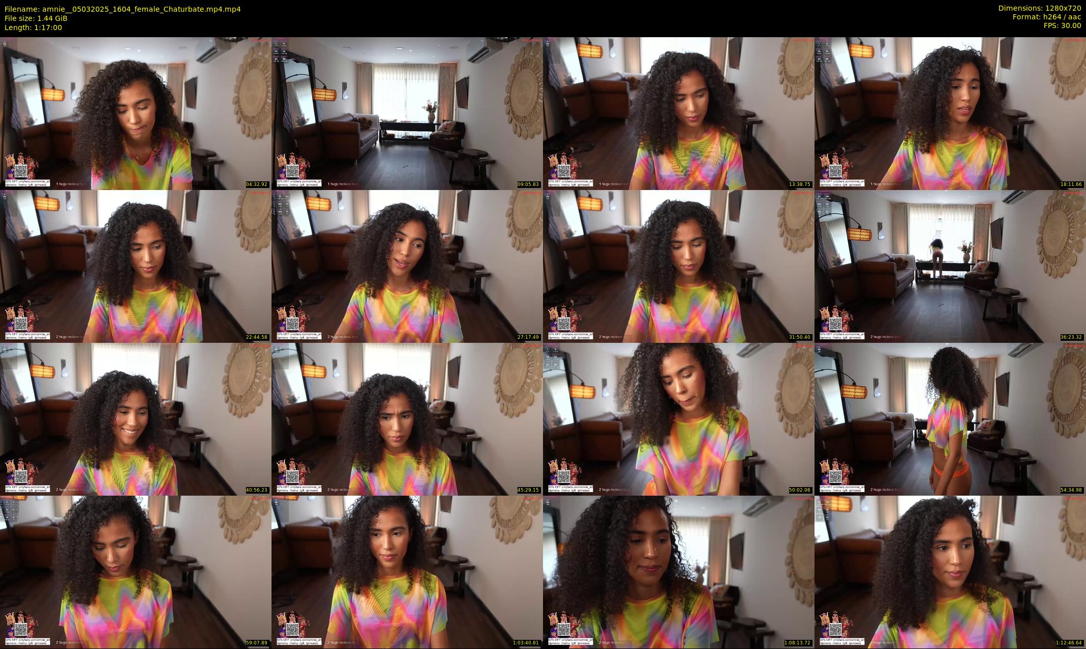 amnie_ — 77 minute Chaturbate female cam show recording, 720p, Mar 5, 2025