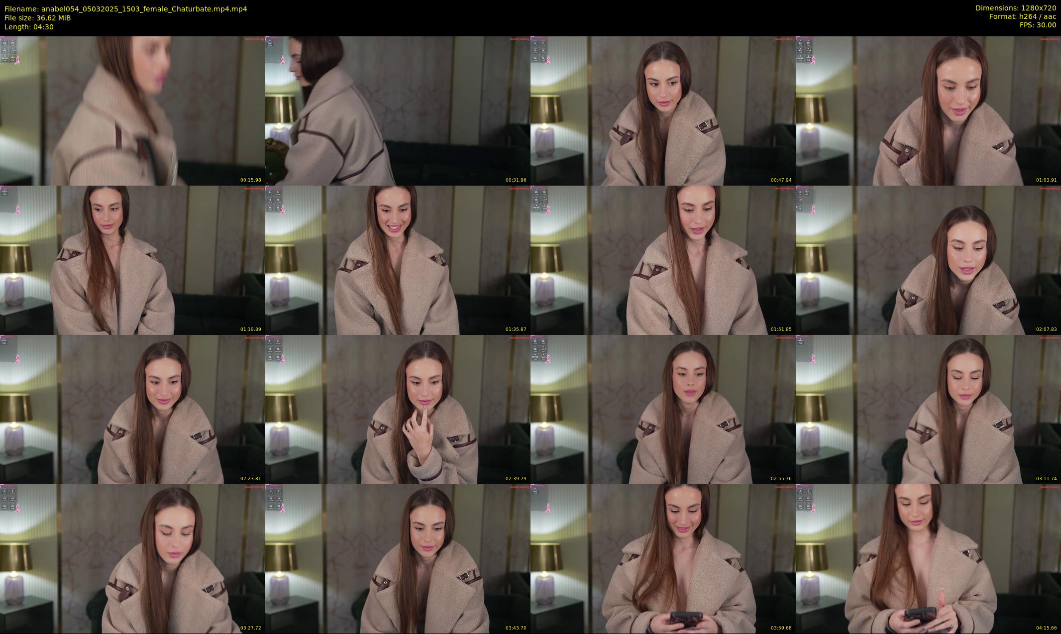 anabel054 — 5 minute Chaturbate female cam show recording, 720p, Mar 5, 2025