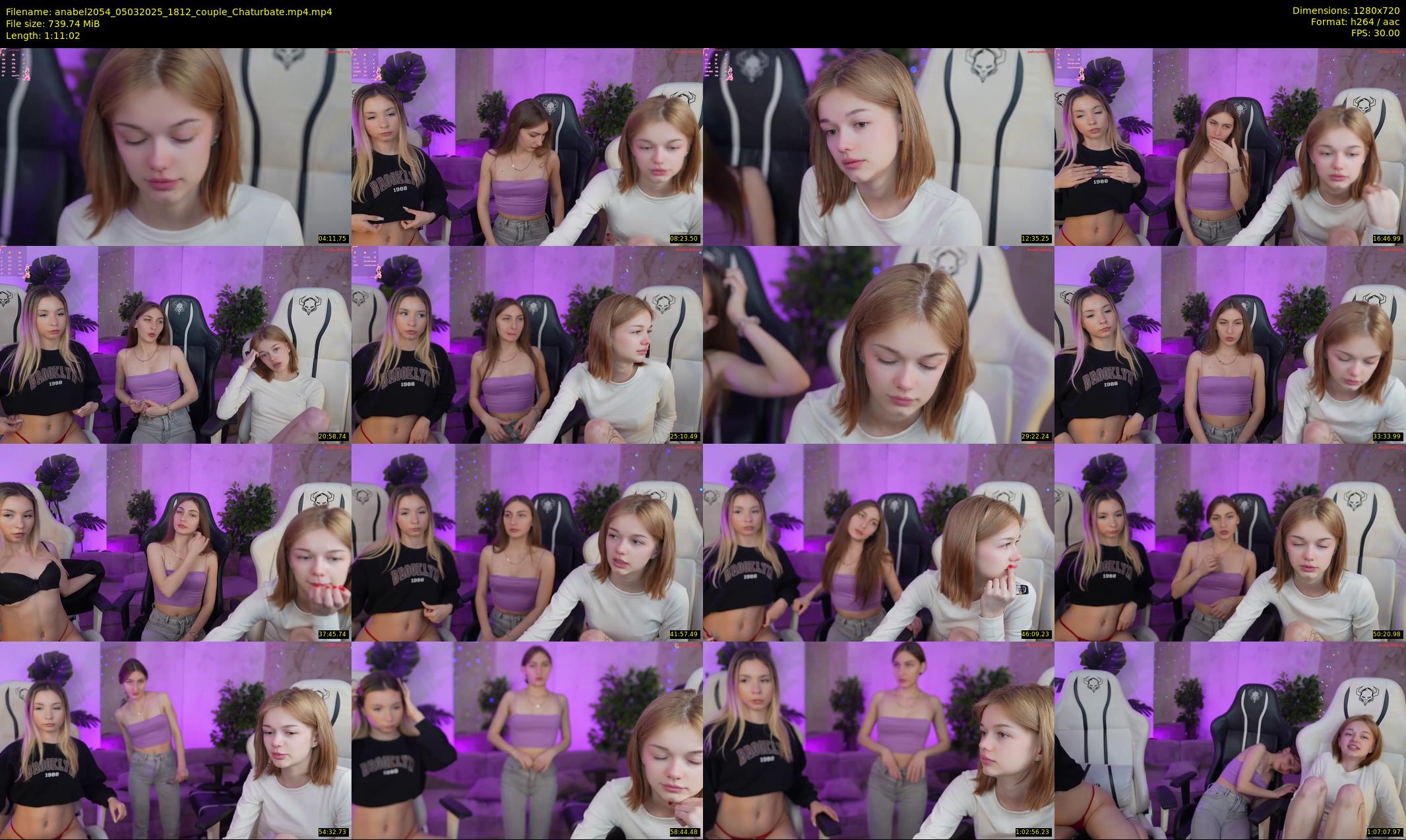 anabel2054 — 72 minute Chaturbate female cam show recording, 720p, Mar 5, 2025